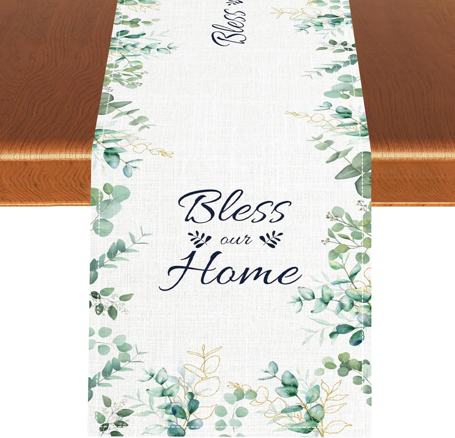 Boho Floral Moon Table Runner, Seasonal Wildflower Mystical Moon Phase Stars Purple Butterfly Witchy Gothic Holiday Kitchen Dining Table Runner for Kitchen Living Room Home Party Decor 13x108 inches