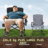 EVER ADVANCED Sedia da campeggio pieghevole, 230 kg, portata XL - 3