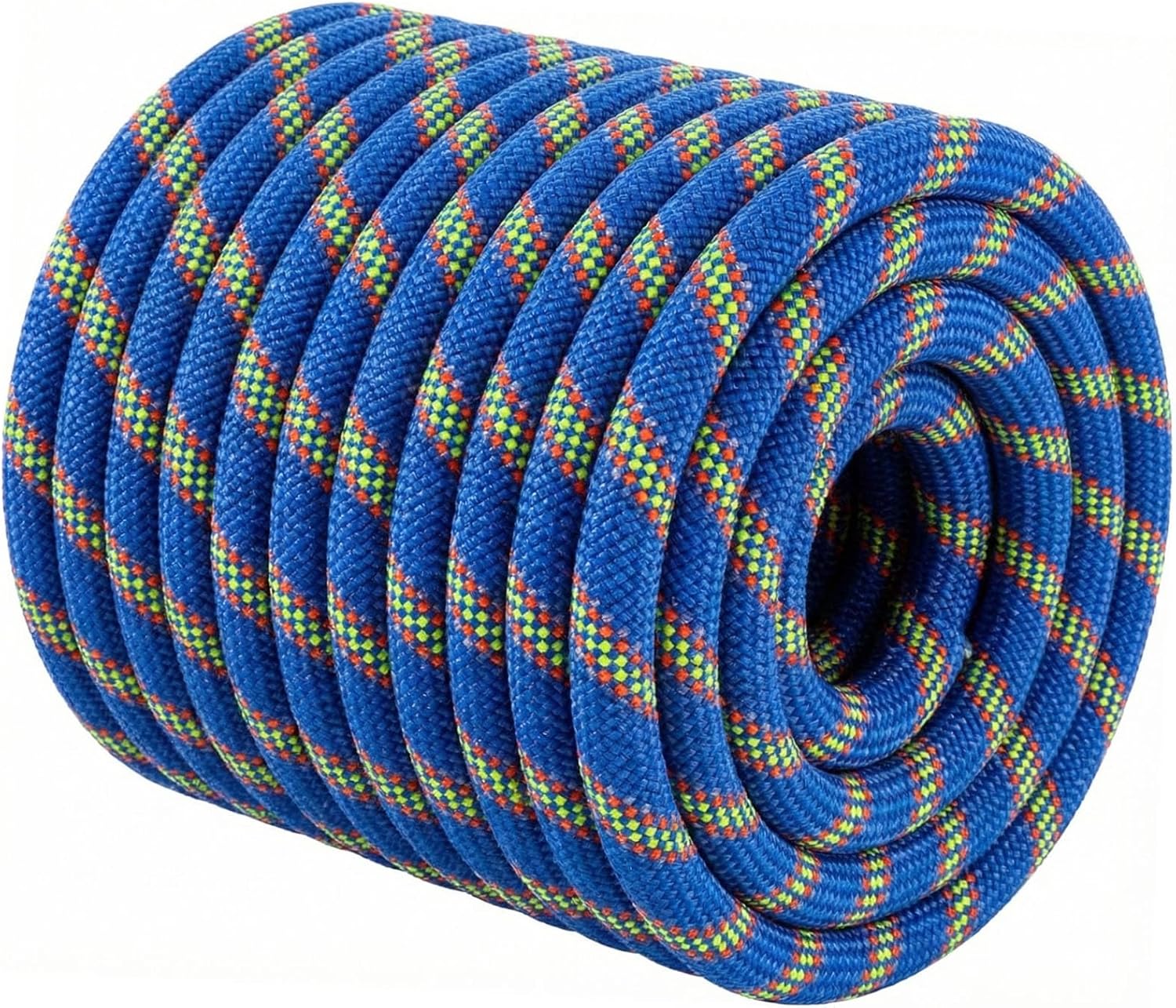 1/2″ x 50 ft Double Braided Blue Polyester Rigging Rope for Tree Work
