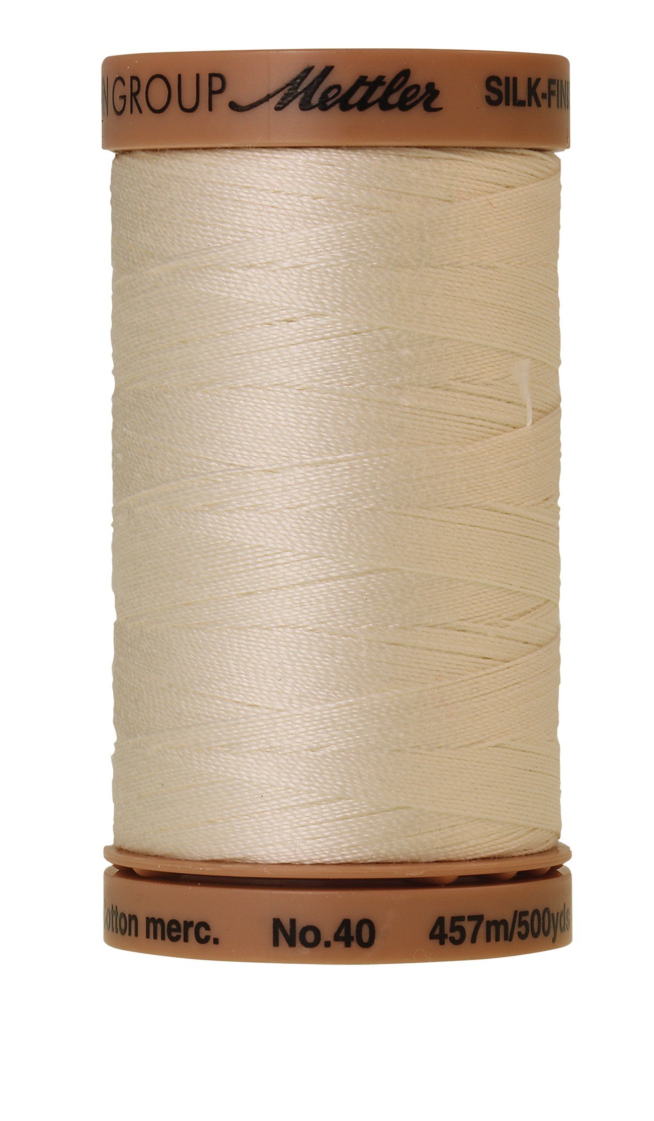 MettlerSilk-Finish Solid Cotton Thread, 500 yd/475m, Muslin