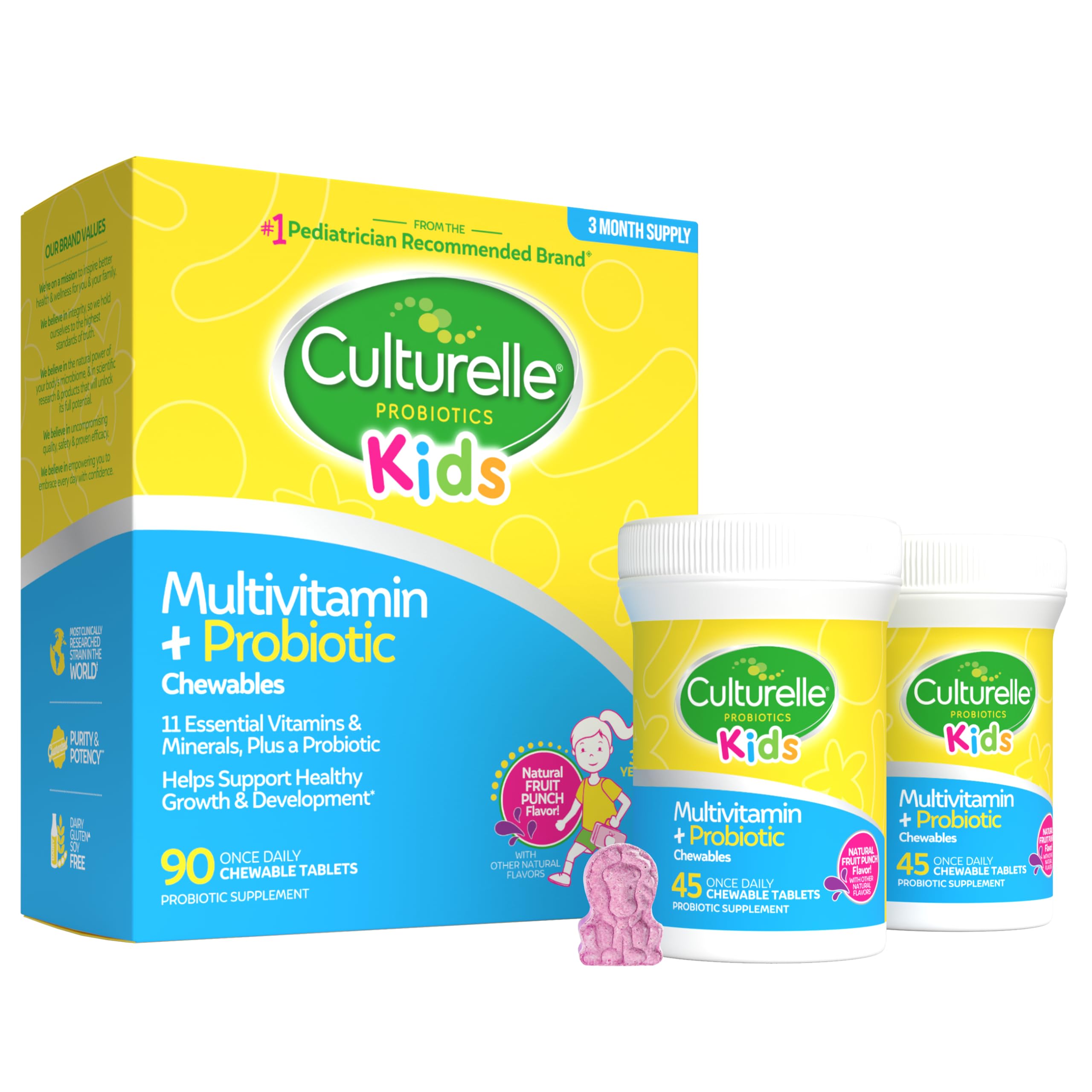 Culturelle Kids Complete Chewable Multivitamin + Probiotic