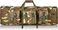 Vista 11 de Soft Rifle Case 32'' 36" 42" 48'' Tactical Long Double Rifle Backpack Gun Bag for Hunting Shooting Range, Firearm Transportation with Lockable