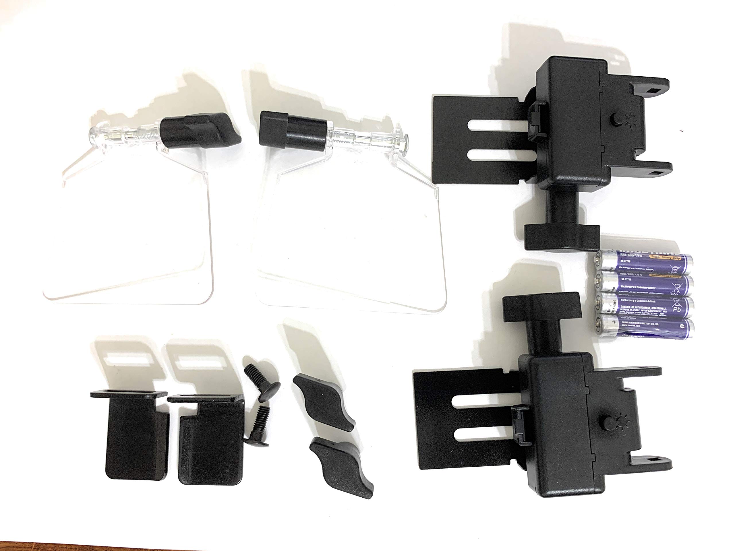 Gitachi Bench grinder eye shield glass protector and brackets (OEM) Replacement with Built- in LED lights