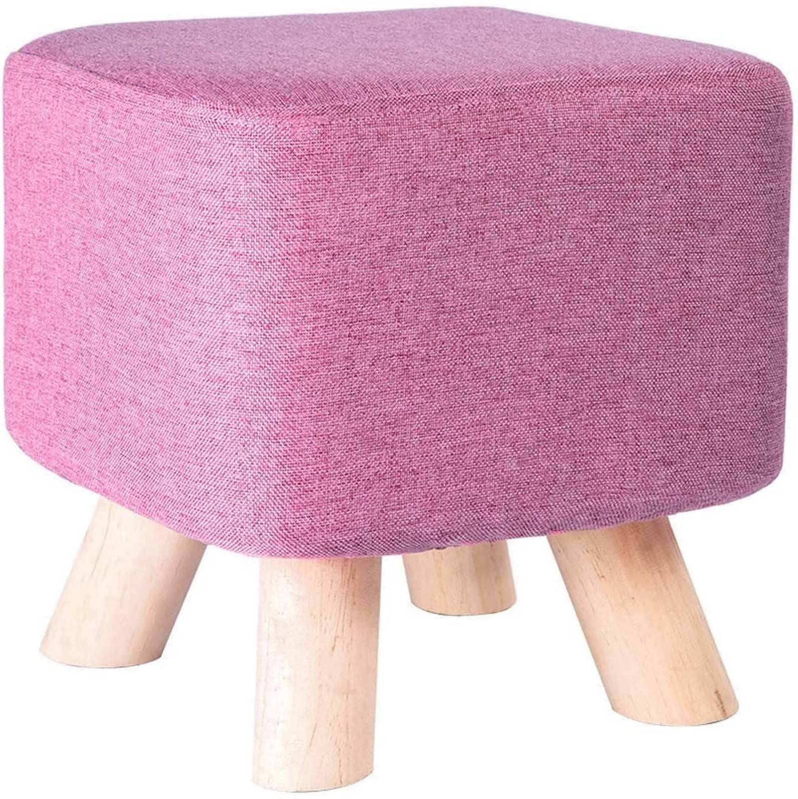 Taburete para zapatos en recibidor reposapiés bajo de madera