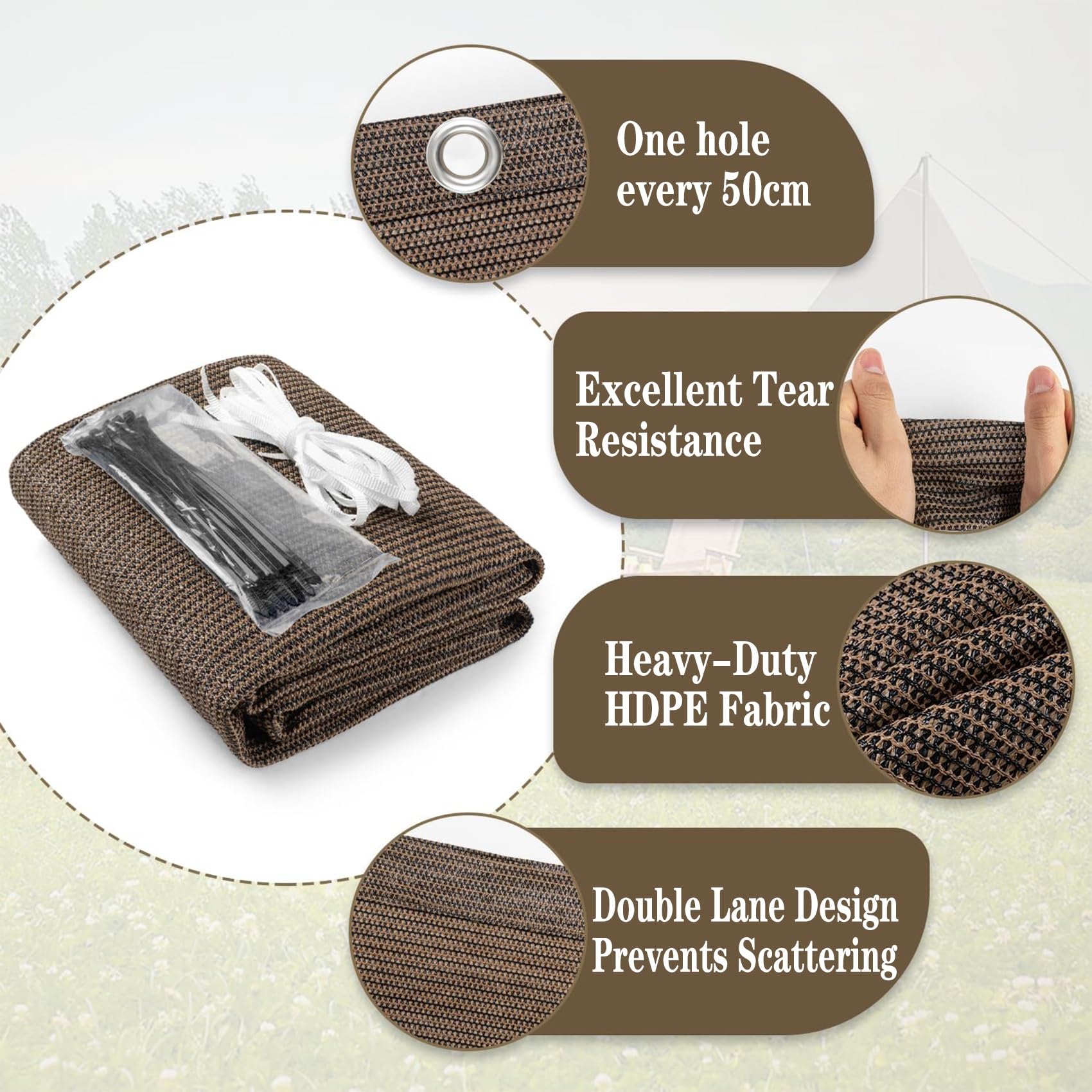 Voile D'ombrage, Toile Ombrage 2.8 X 2.8 M Respirant UV Protection Voile D' Ombrage Pare-Soleil Avec Le Kit De Fixation Pour Patio Jardin, Terrasse,Extéri, Gris