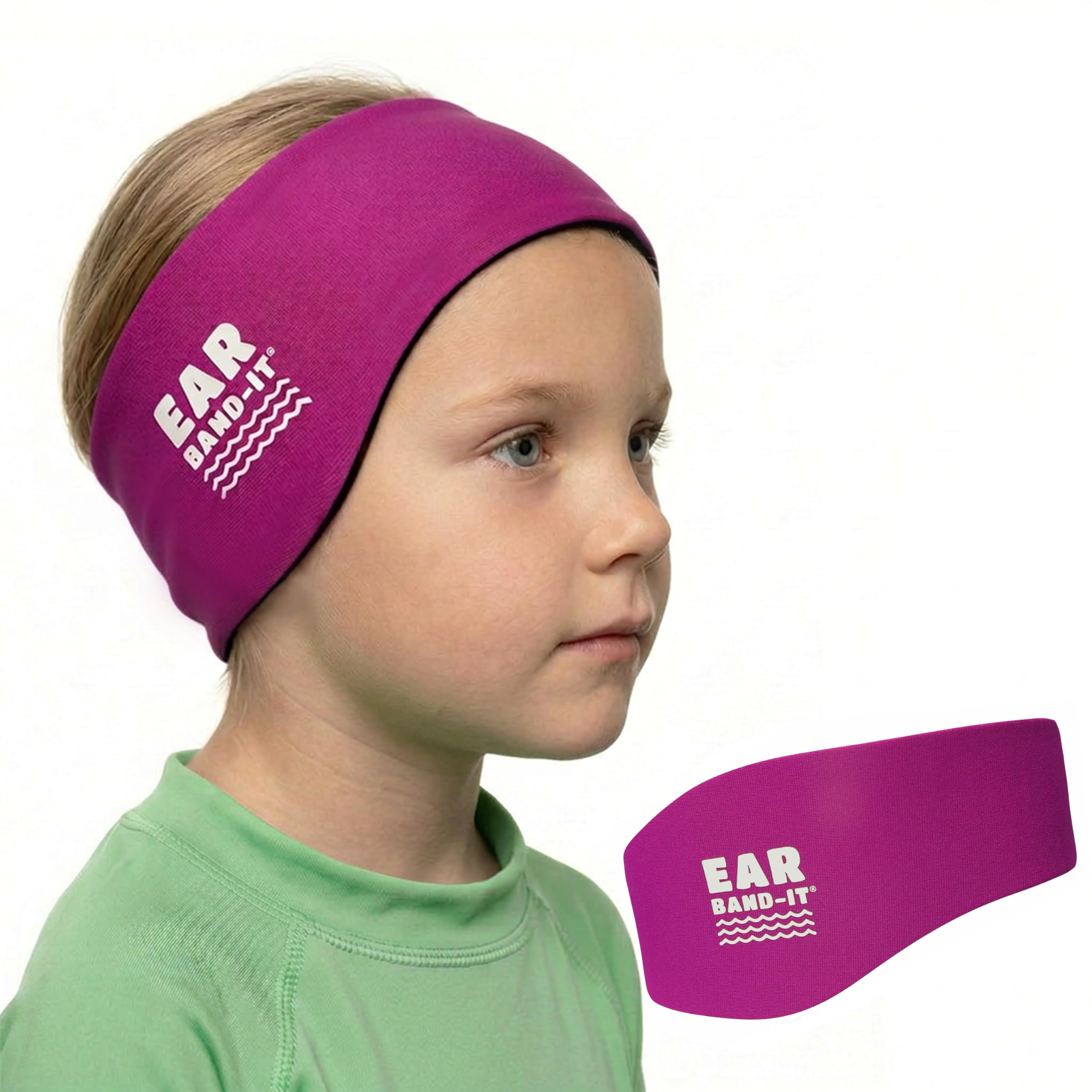 EAR BAND-IT - The Original Swimming Headband - Invented by Physician - Doctor Recommended