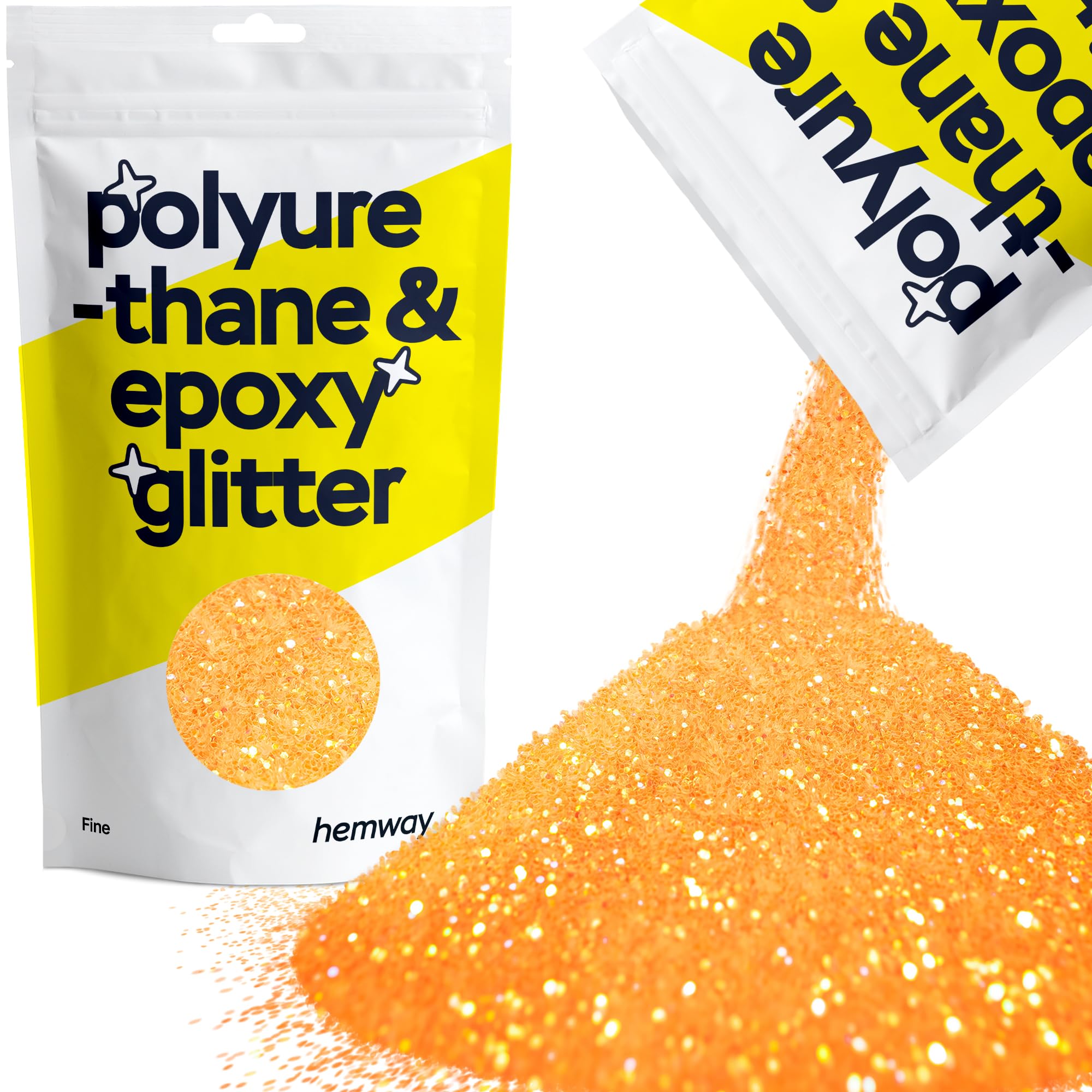 Hemway Resin Glitter Bronze Brown 100g Super Chunky | Polyurethane & Epoxy Glitter for Resin Crafts, Tumblers, Coasters, Floor & Table Art — view 273