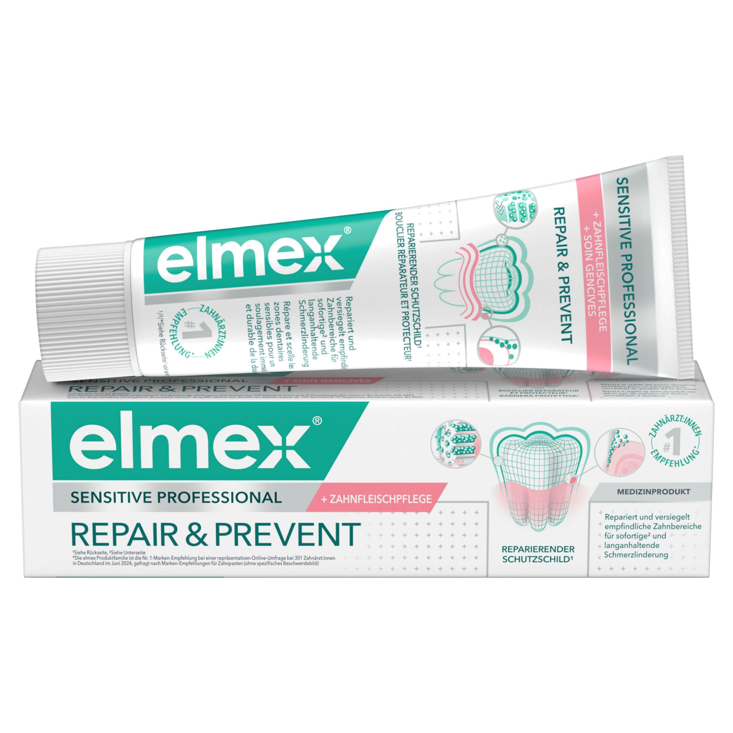 elmex Sensitive Professional Repair & Prevent Zahnpasta – 75 ml