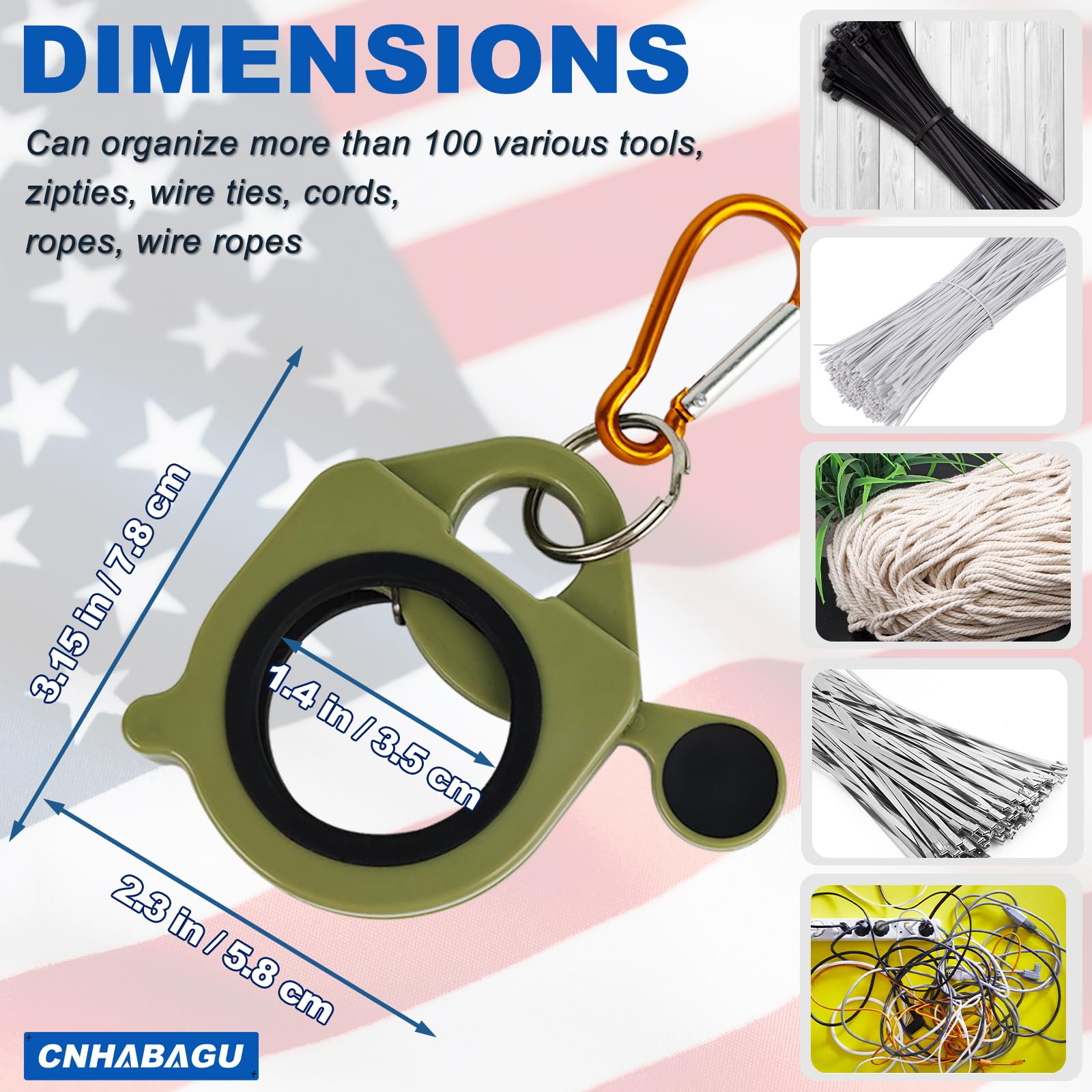 Zip Tie Holder Cable Tie Holder for Tool Belt — Amazon image 6