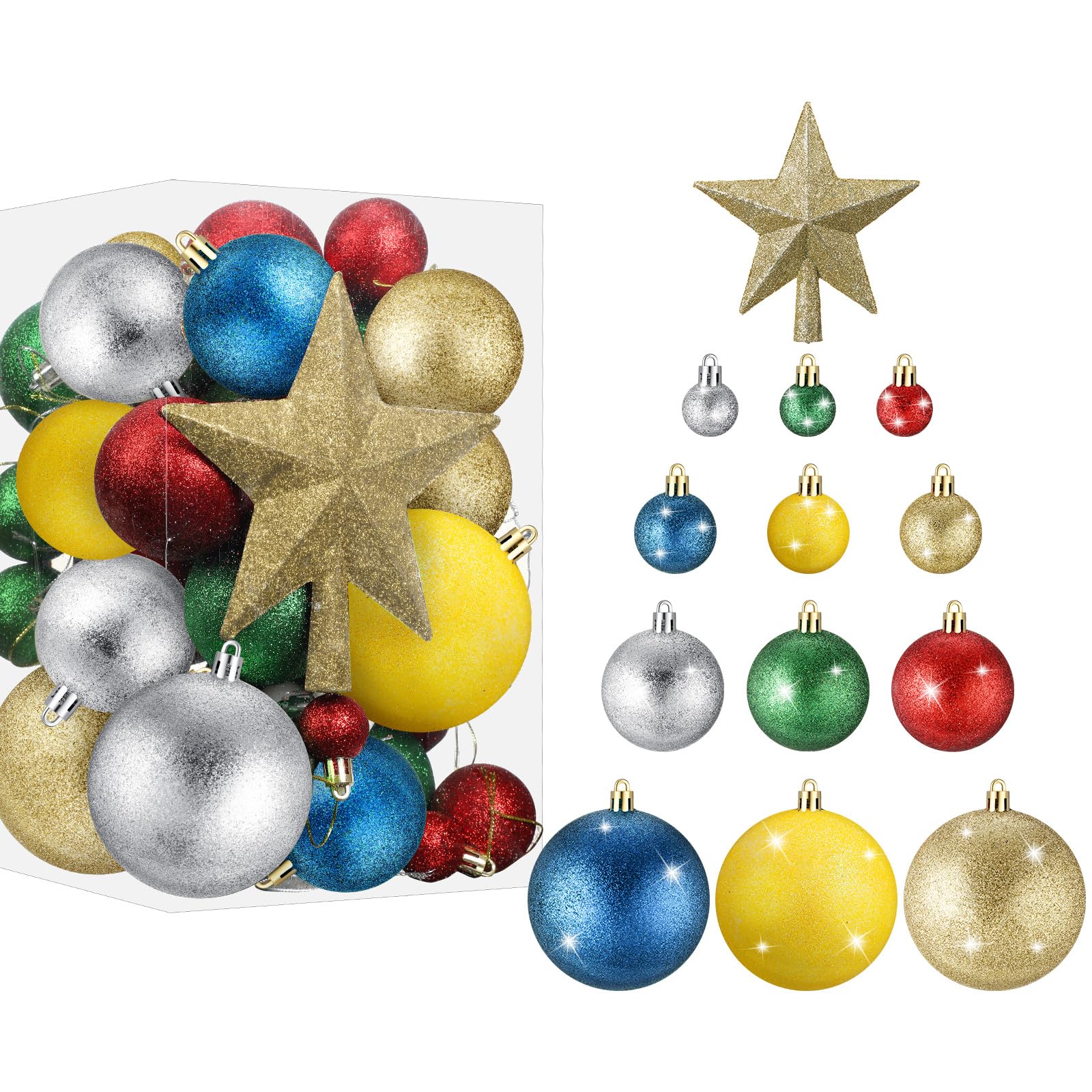 Boules de Noël multicolores Outus pour sublimer vos soirées festives en famille
