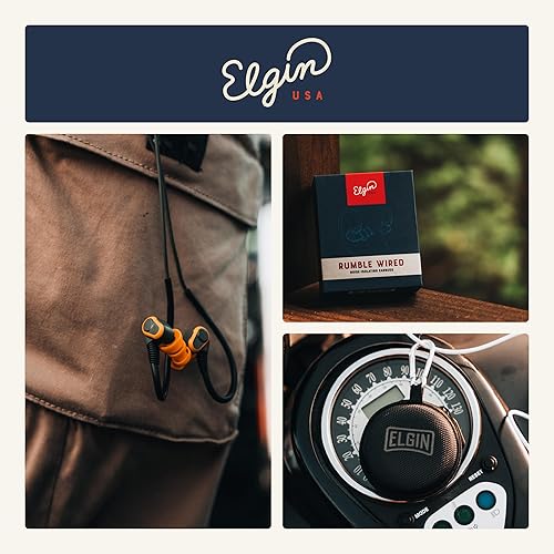 Miniatura 7 de Elgin Rumble - Auriculares con cable con micrófono, auriculares intrauditivos, USB-C, 27 dB NRR, IP67 impermeable, compatible con OSHA, auriculares