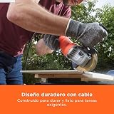BLACK+DECKER 115mm 710W Compact, Corded Angle Grinder, BEG010-QS, (Fitted with European Plug and Power Cable) - 8