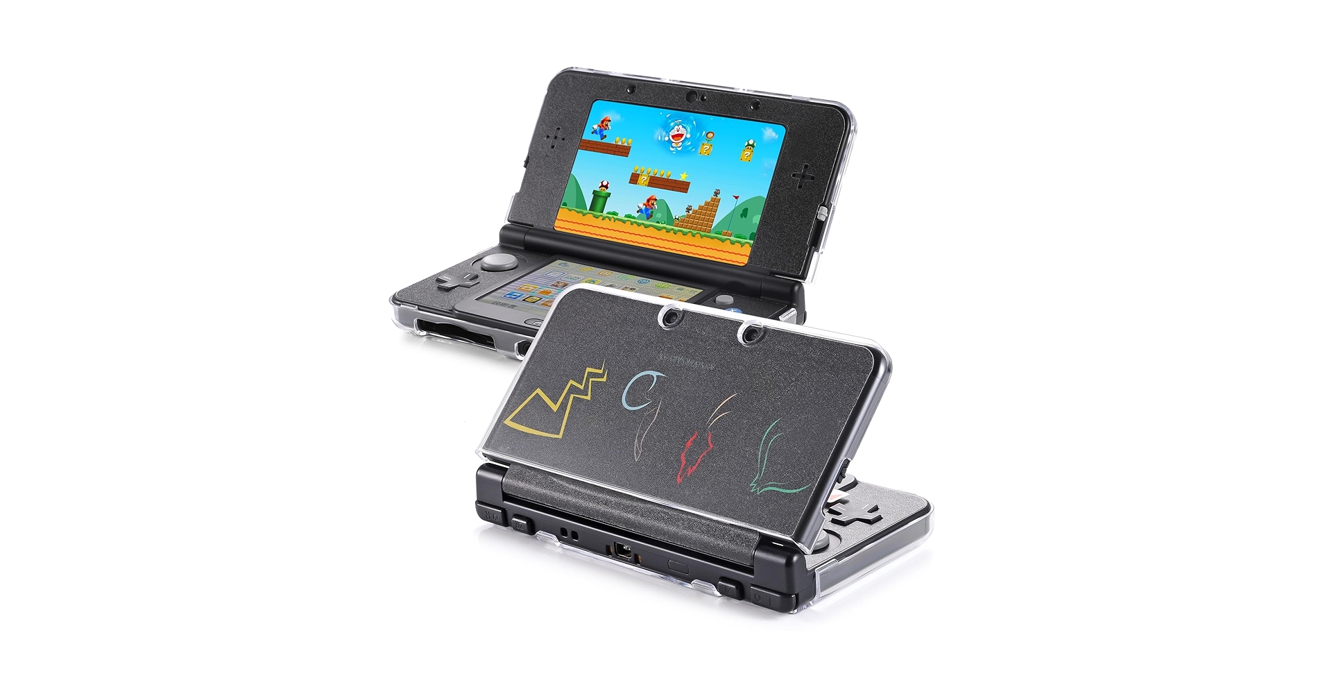 3DS&ケース Clear Crystal Hard Shell Protective Case Cover for New 2015