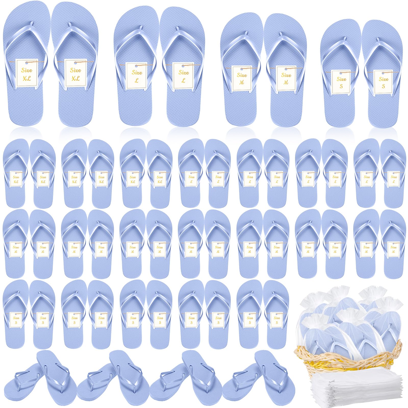 Unittype 24/48 Pairs Flip Flops Bulk