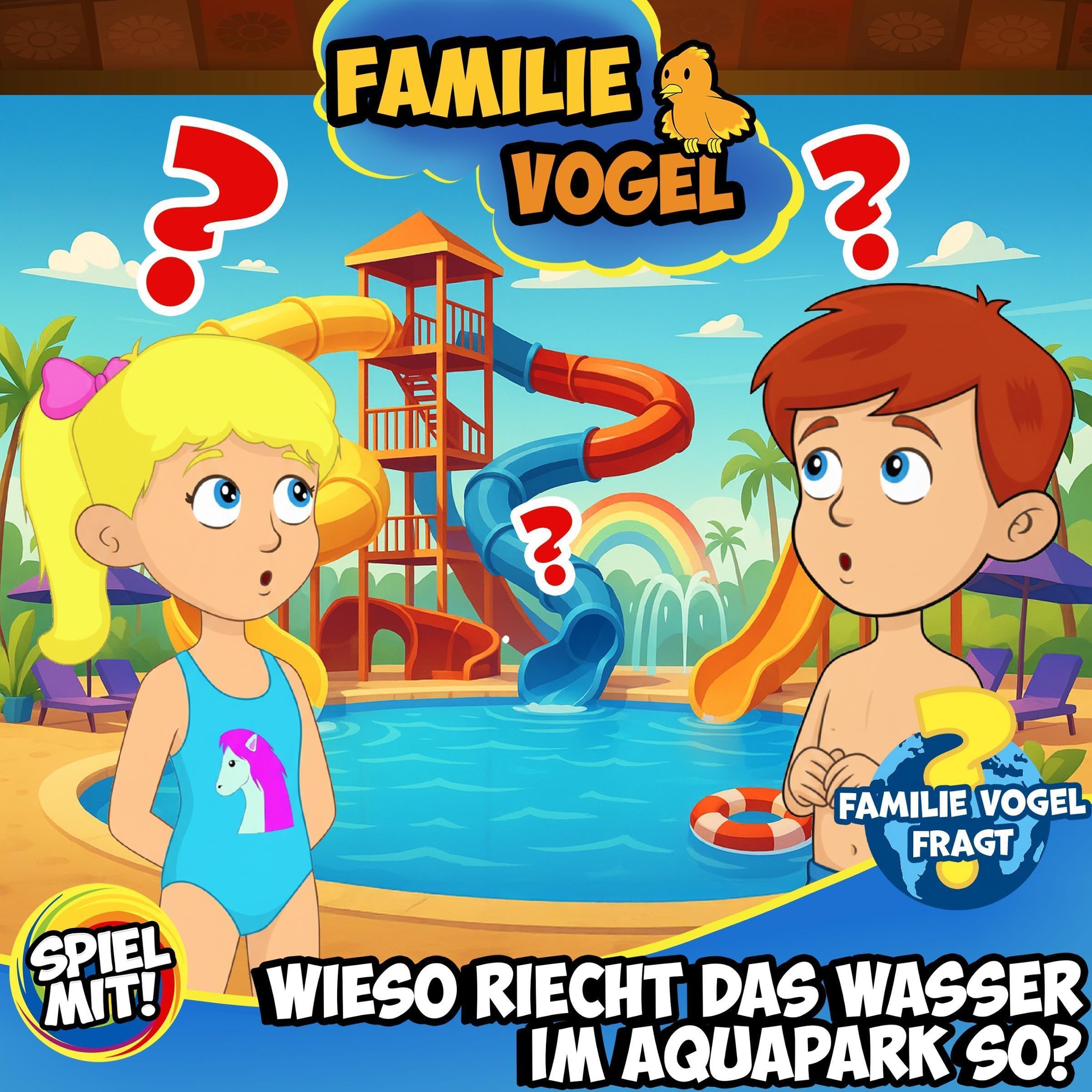 Cover art for Familie Vogel fragt: Wieso riecht das Wasser im Aquapark so?