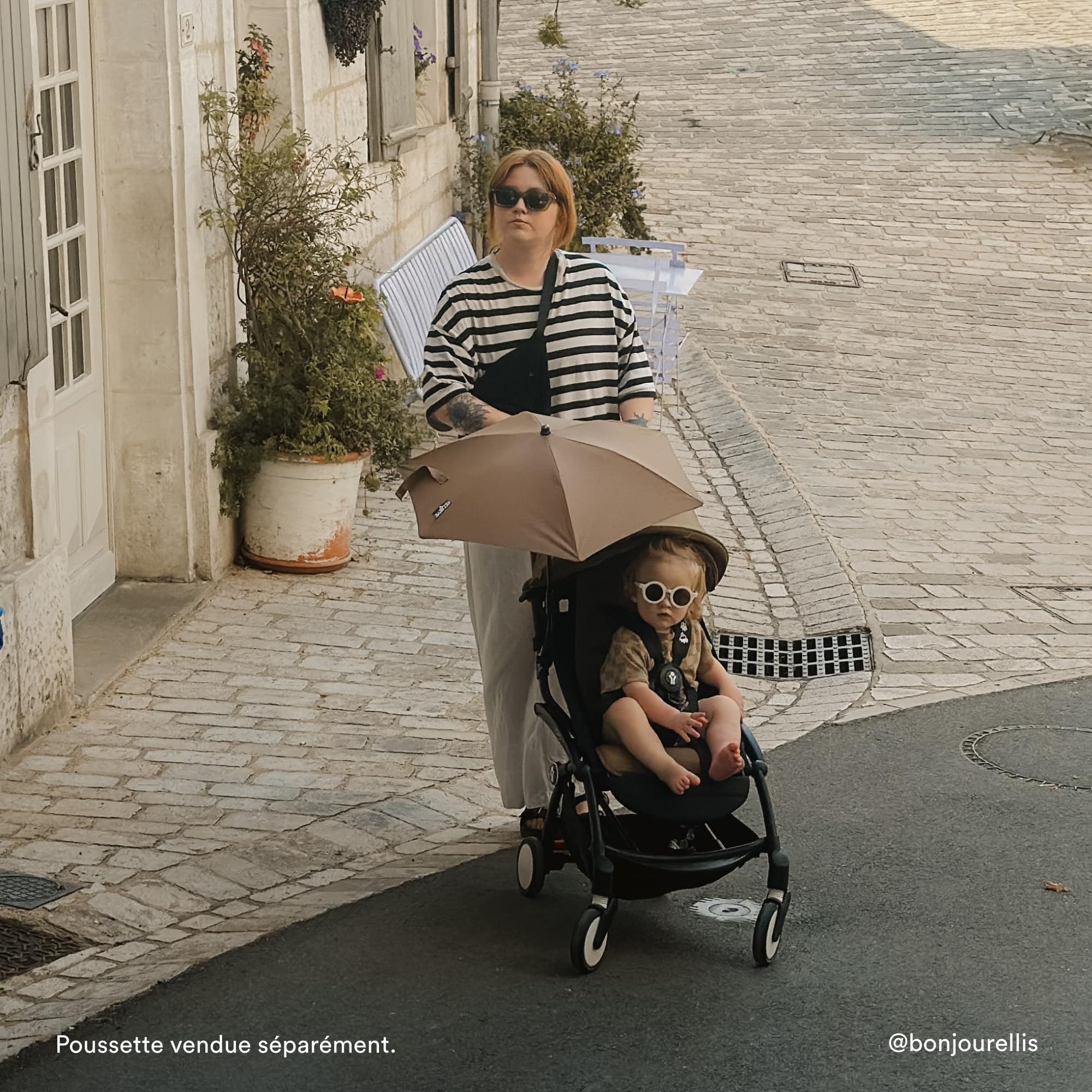 Stokke YOYO Parasol, Toffee - Protection UPF 50+, opacité renforcée. Compatible avec poussette YOYO et packs nouveau-né 0+, nacelle, couleur 6+