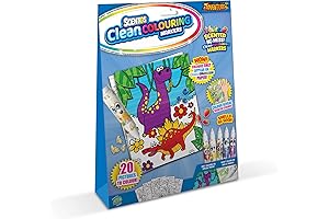 CleanColouring™ Scented Markers Adventure Set: Mess-Free Scented Coloring Fun for Kids