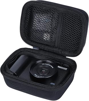 Lebakort Hard Case Compatible with TEBNGIHNM/zheozeig/Duluvulu/Oiadek/Fulealfly/Femivo/Konica Minolta/Sony RX100 VII/MELCAM/Ahlirmoy/G-Anica 4K Digital Flip Screen Vlogging Camera