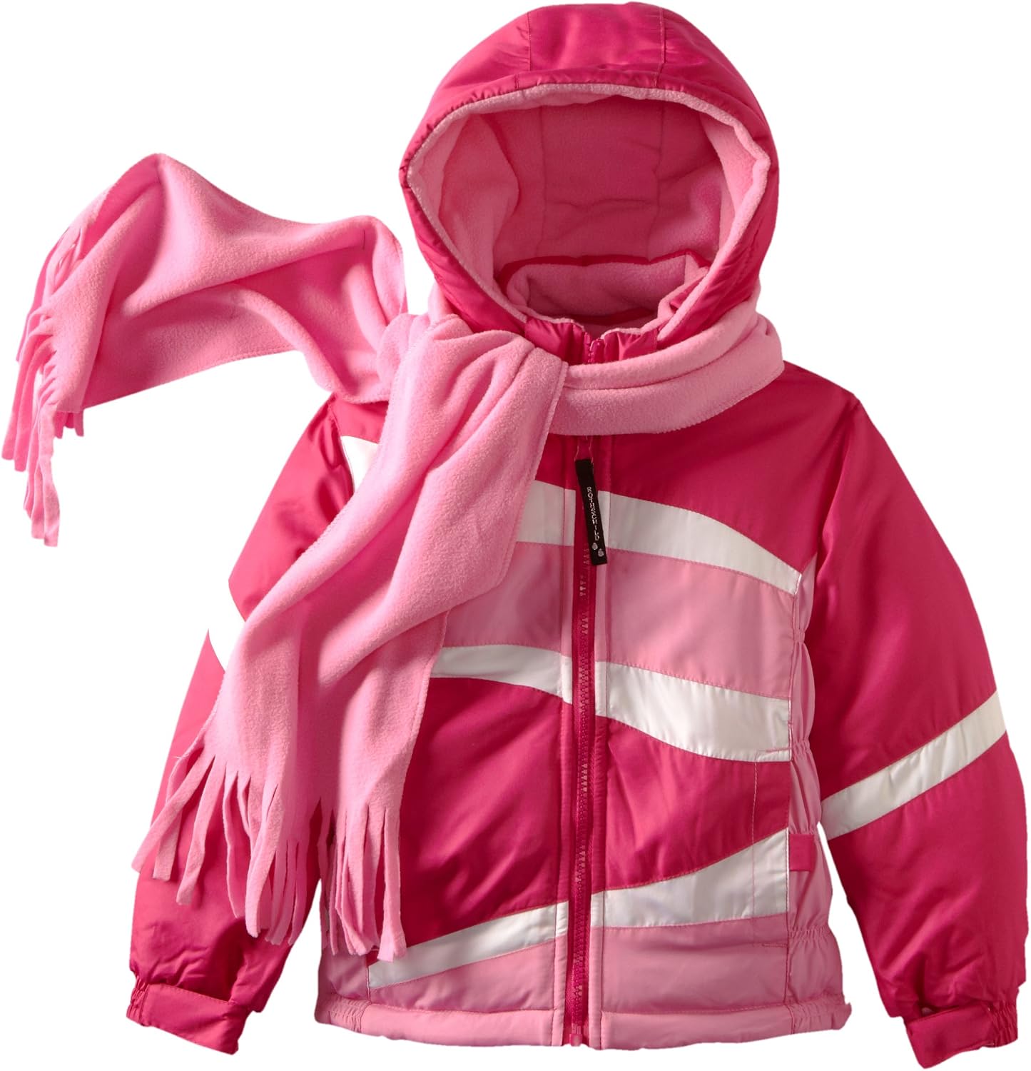 Rothschild Little Girls' Rouched Colorblock Jacket