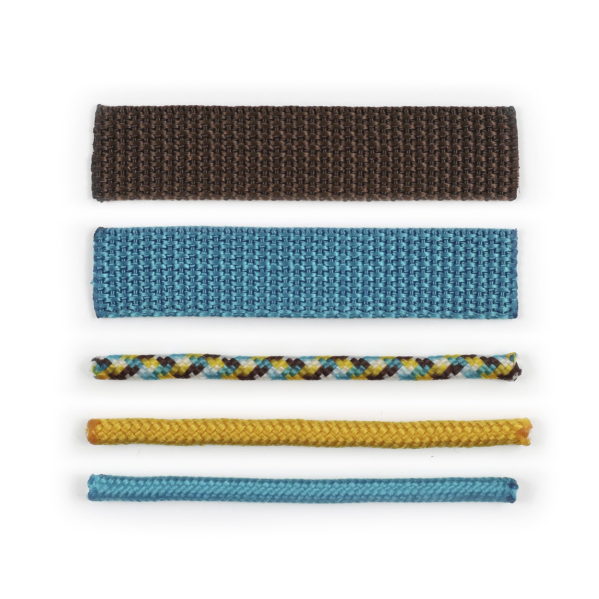 kullaloo Kit di cavezza per cavallo fai da te ✦ Realizza collari a testa di cavallo, cavezza e redini in corda ✦ Include istruzioni ✦ foglia di tè/senape