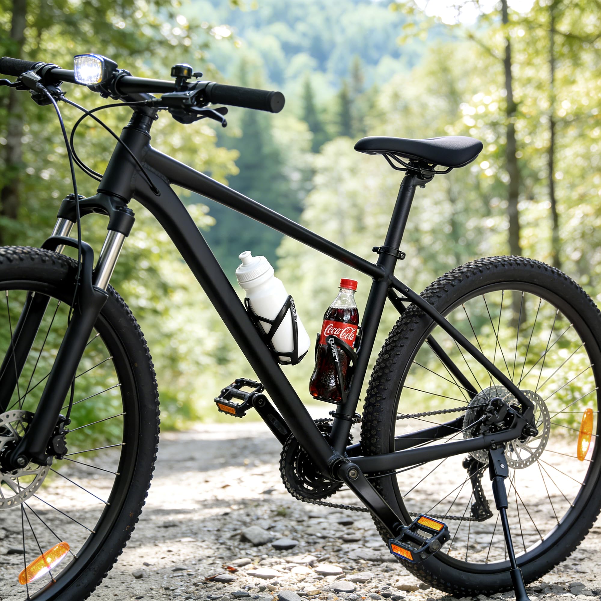 Lot de 2 Porte Bouteille de Vélo, Porte Gourde Velo en Plastique PC Haute Résistance pour VTT et Vélo de Route