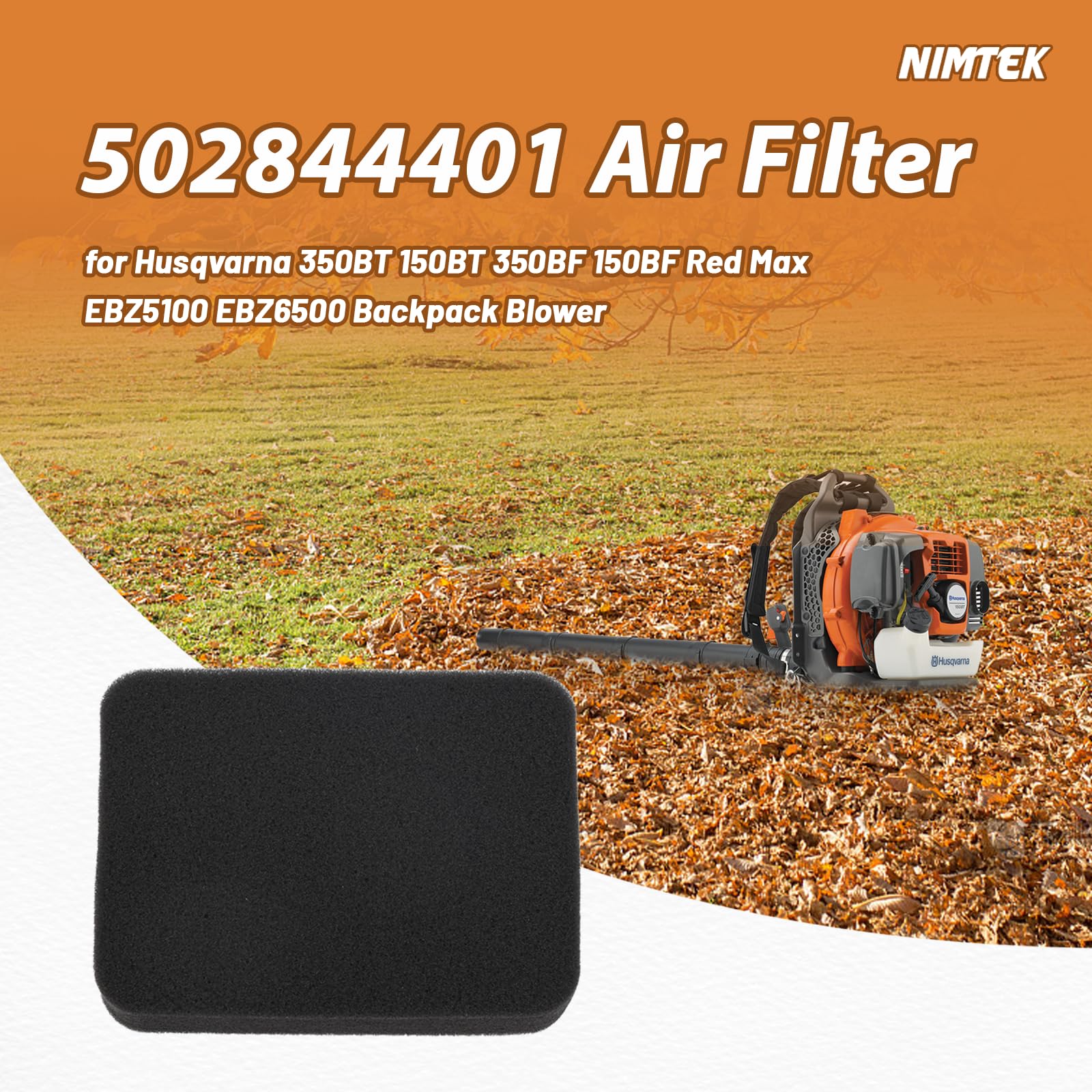 Amazon.com: NIMTEK Pack of 2 502844401 Air Filter for Husqvarna