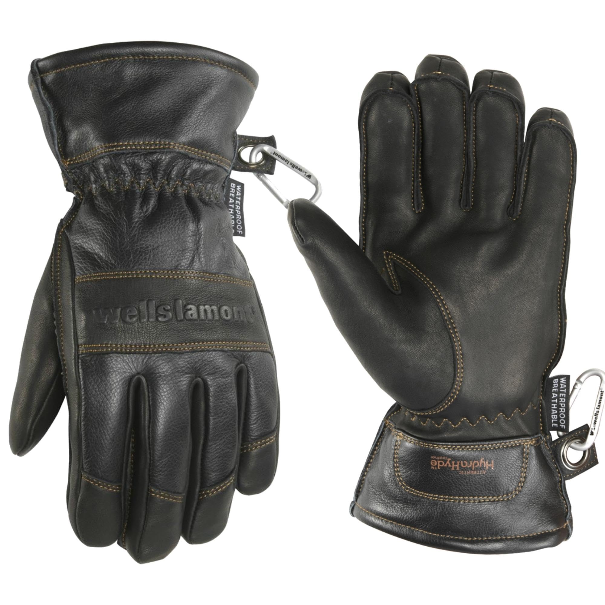 Amazon.com: Wells Lamont Men's Black HydraHyde Leather Winter