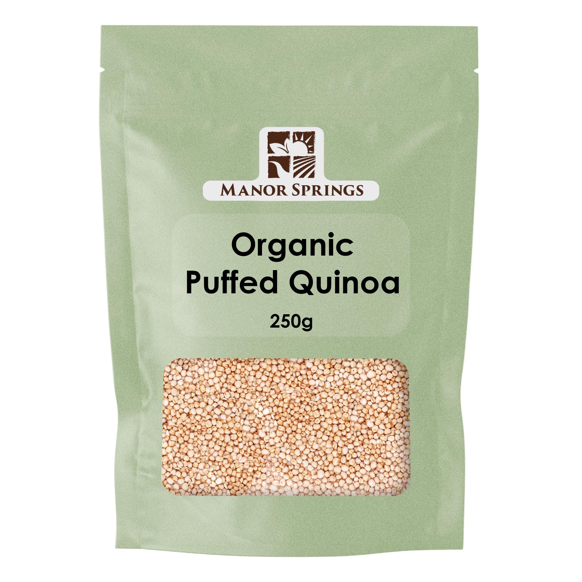 Organic Puffed Quinoa 250g by Manor Springs Organic
