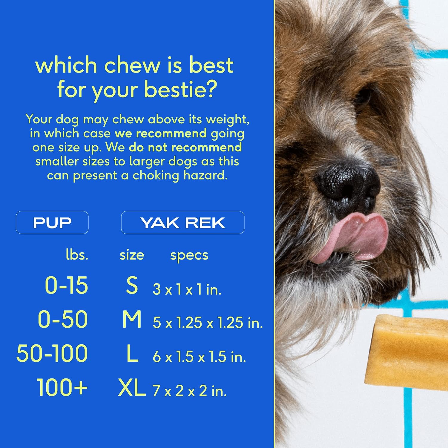 Native Pet Yak Chews for Dogs (3 Large Chews). Pasture-Raised and Organic Himalayan Churpi Chew. Long Lasting, Low Odor, and Protein Rich Reward Treat.