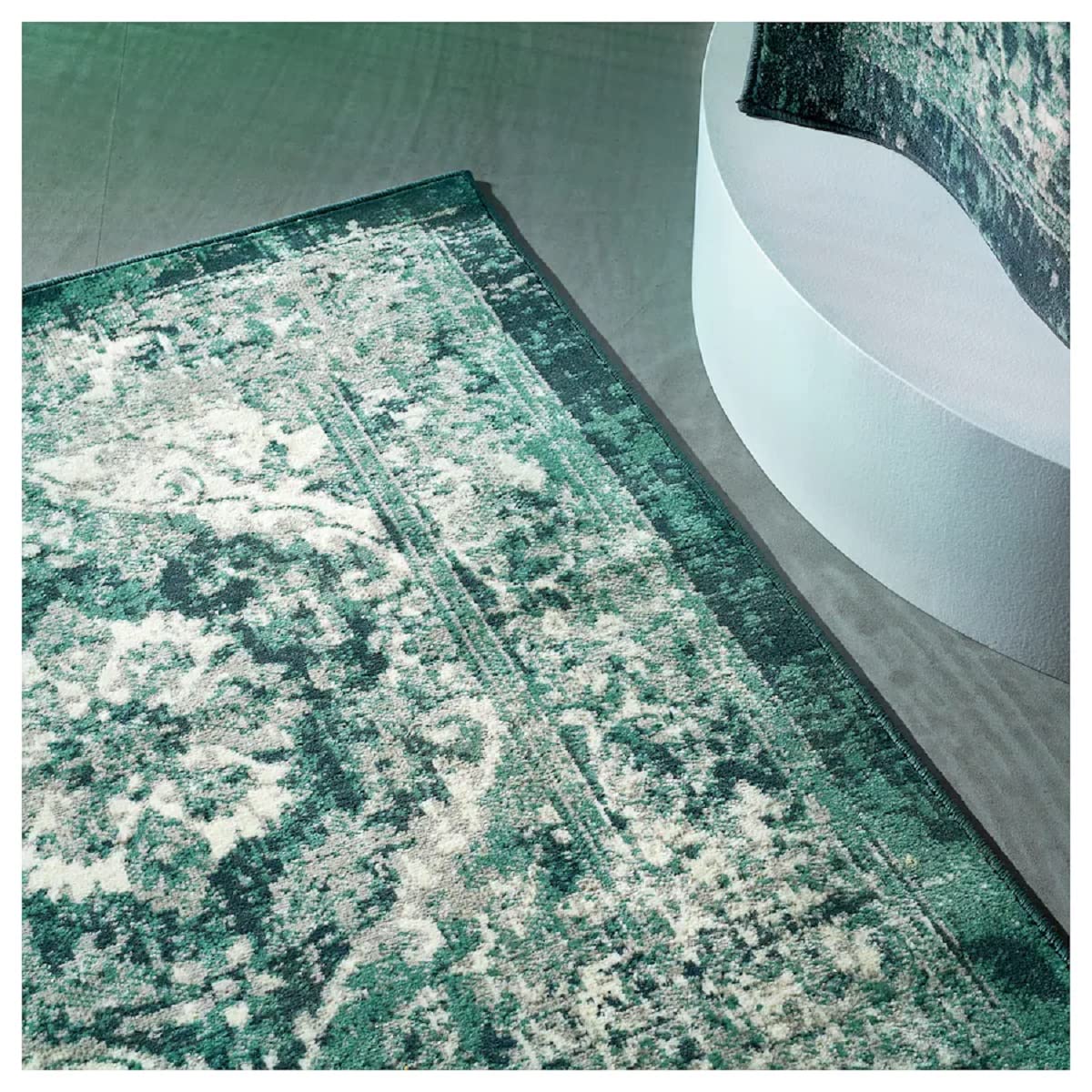 IKEA　VONSBÄK ラグ 133×195 cm　グリーン Buy IKEA Little Loved Corner VONSBÄK Rug, Low Pile, Carpet, Floor