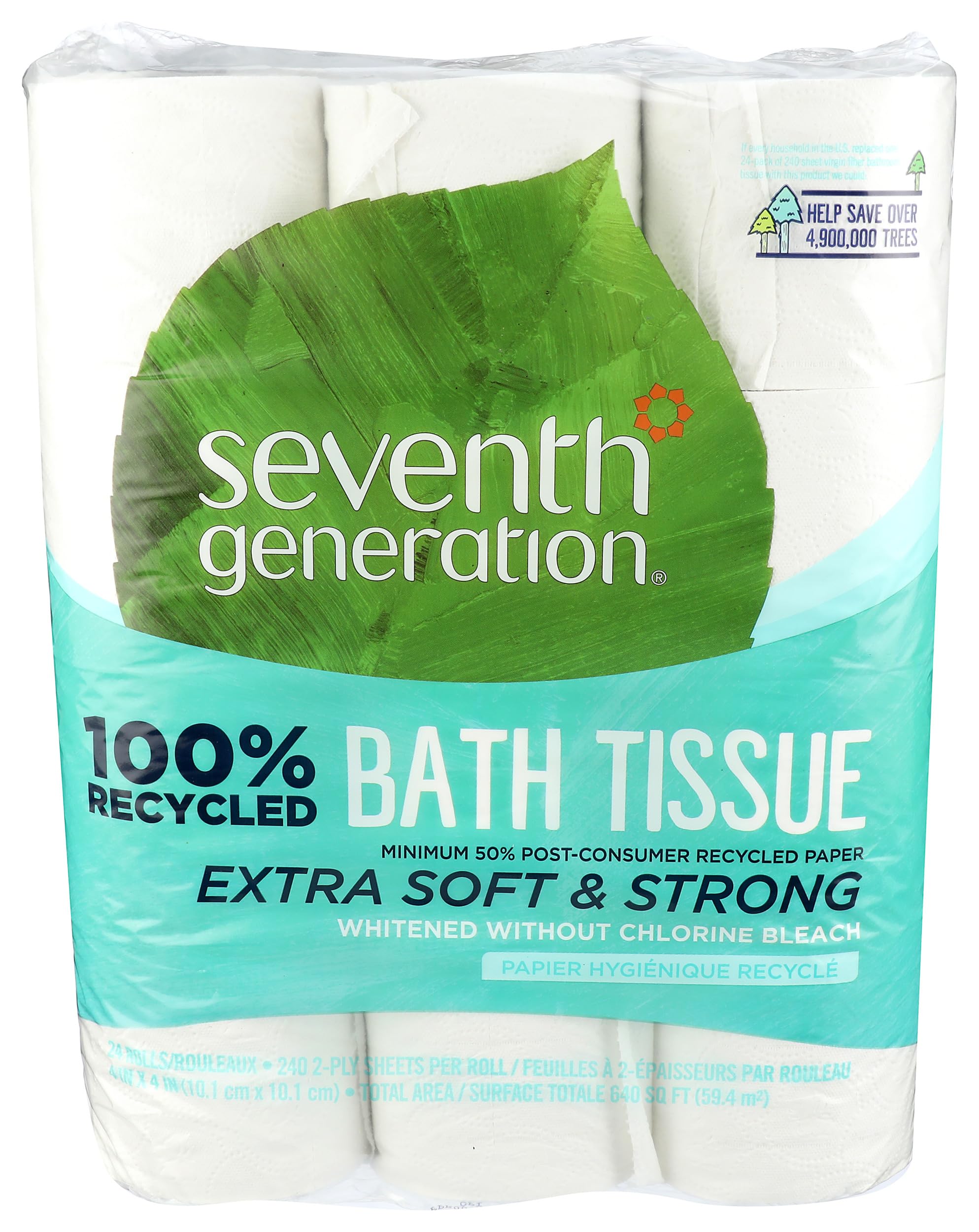 Seventh Generation 100% Recycled Bathroom Tissue