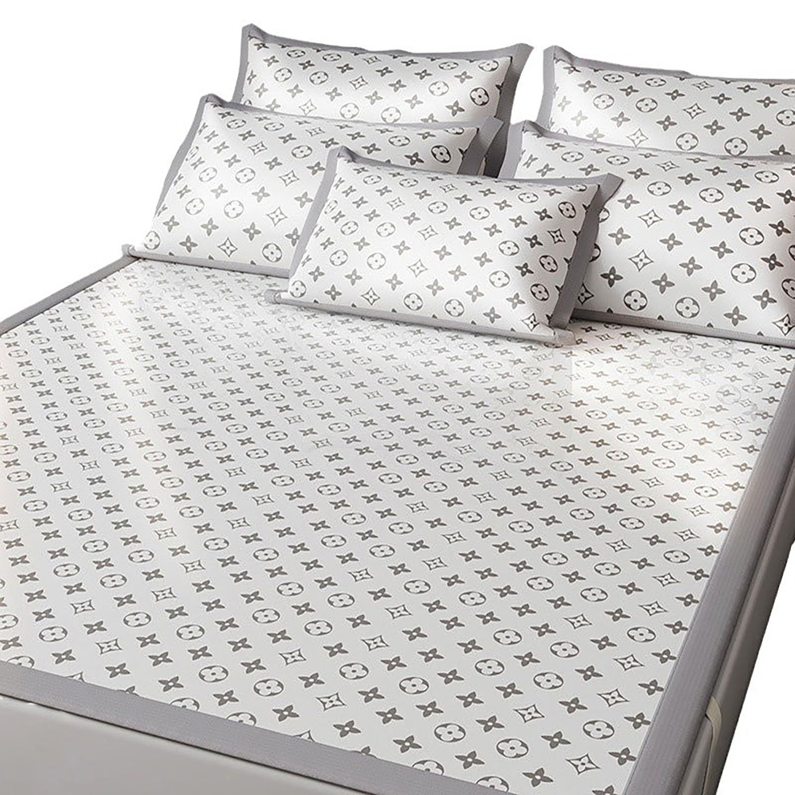 Summer Sleeping Mat, Carbonized Breathable Foldable Summer Cooling Rattan Sleeping Mat Multiple Sizes(180 * 220cm)