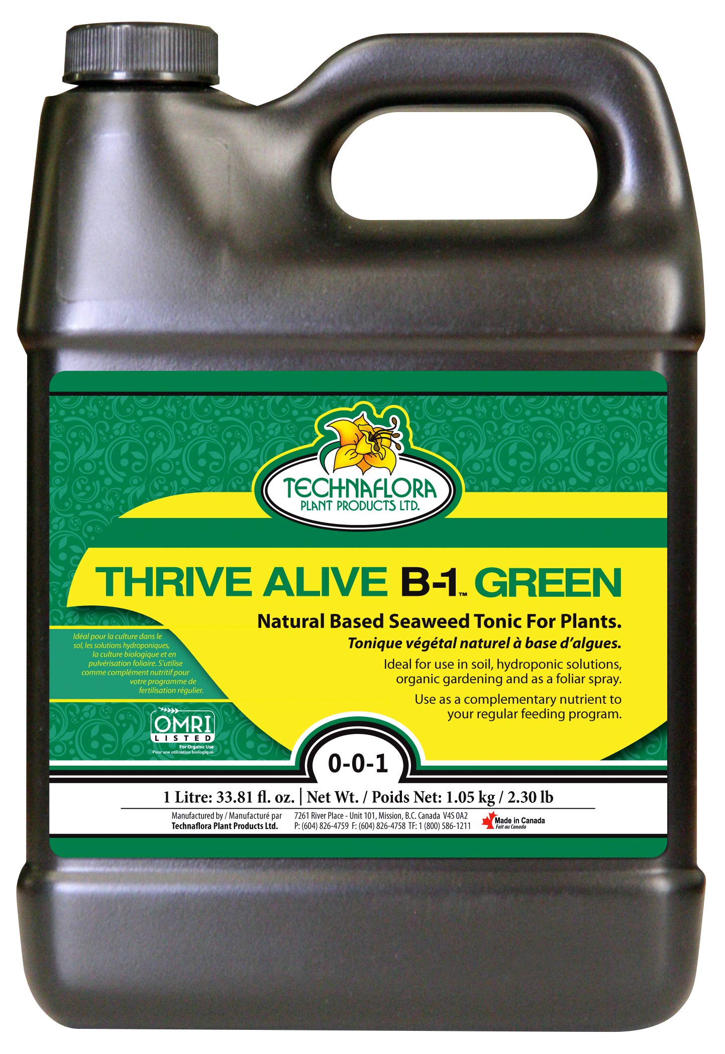 Thrive Alive B-1 Green 1 Liter