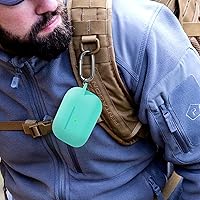 Vista 754 de Funda para AirPods Pro con kit de limpieza, funda de silicona suave para Apple AirPod Pro de 1ª/2ª generación, accesorios de funda AirPods Pro/Pro 2