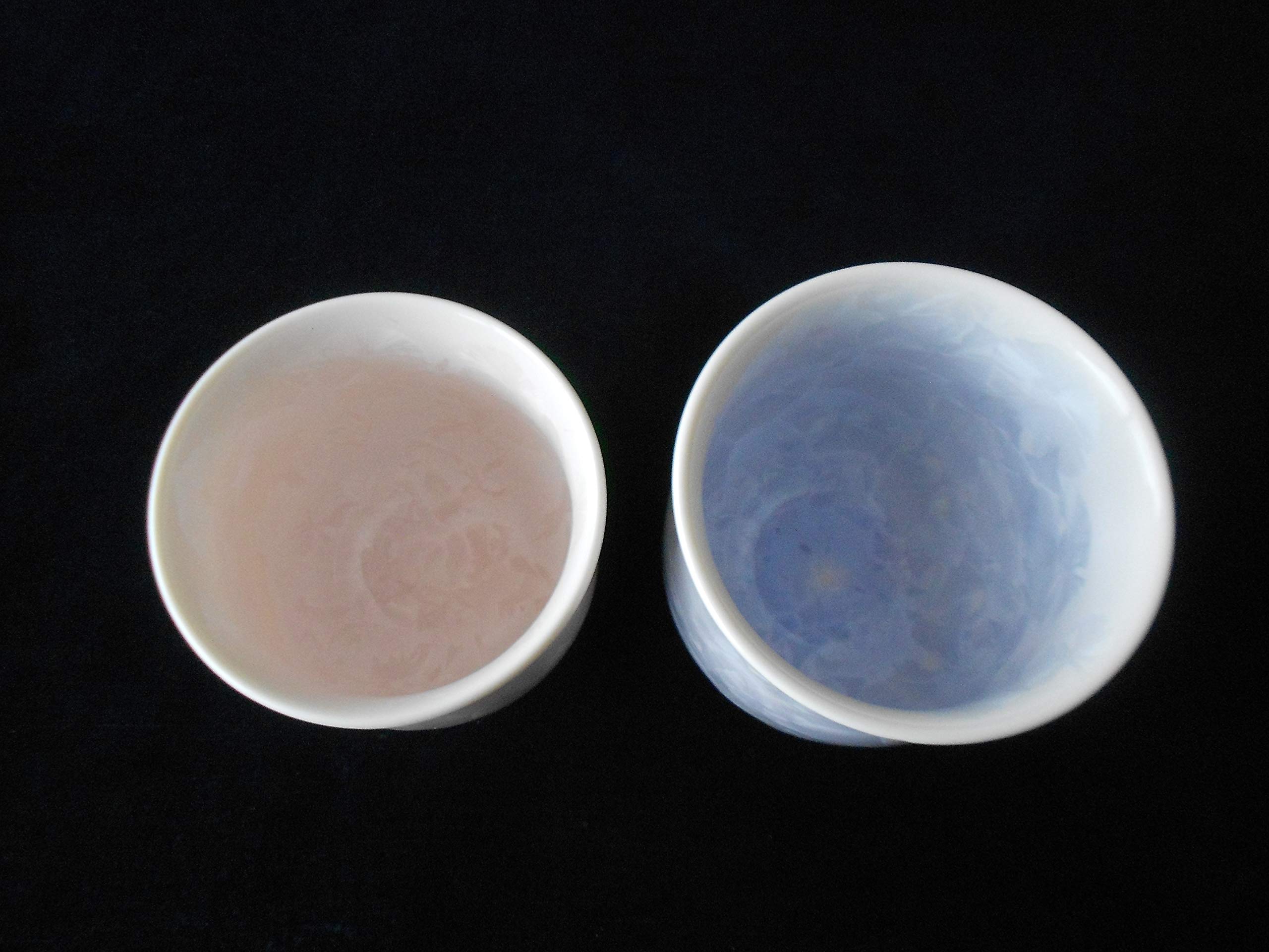 Amazon | 京焼！ 土渕とうあん ☆花結晶組湯呑（紫＆ピンク）☆ ギフト