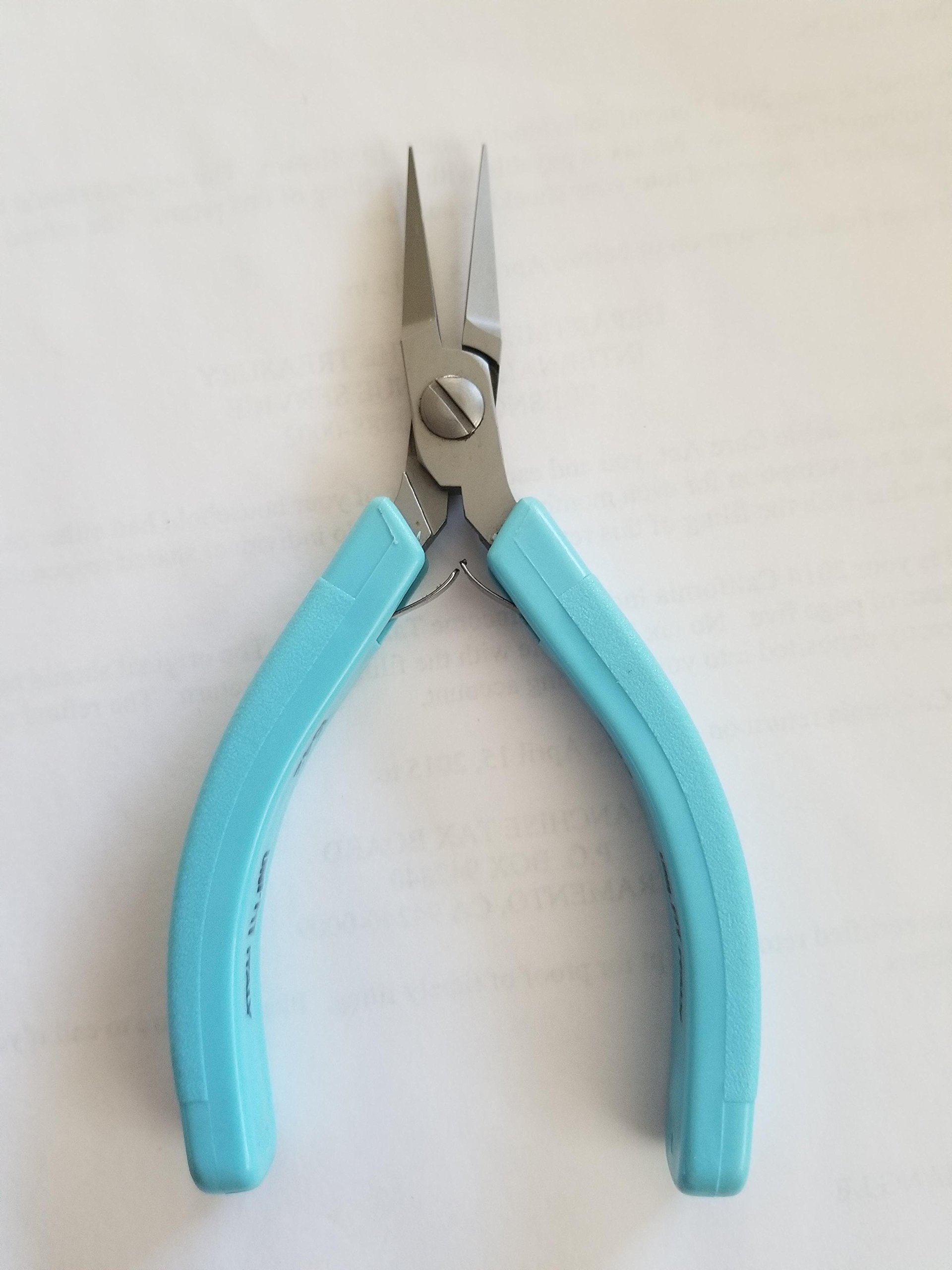 Uni-Fitby MAGGI ITALY 125mm ESD SAFE HIGH PRECISION LONG FLAT NOSE PLIER - FINE TIP, Length of Jaws: 28mm, Thickness of Box: 6mm, Width of Box: 10.5mm, Thickness of Tip: 1.2mm, Width of Tips: 3mm