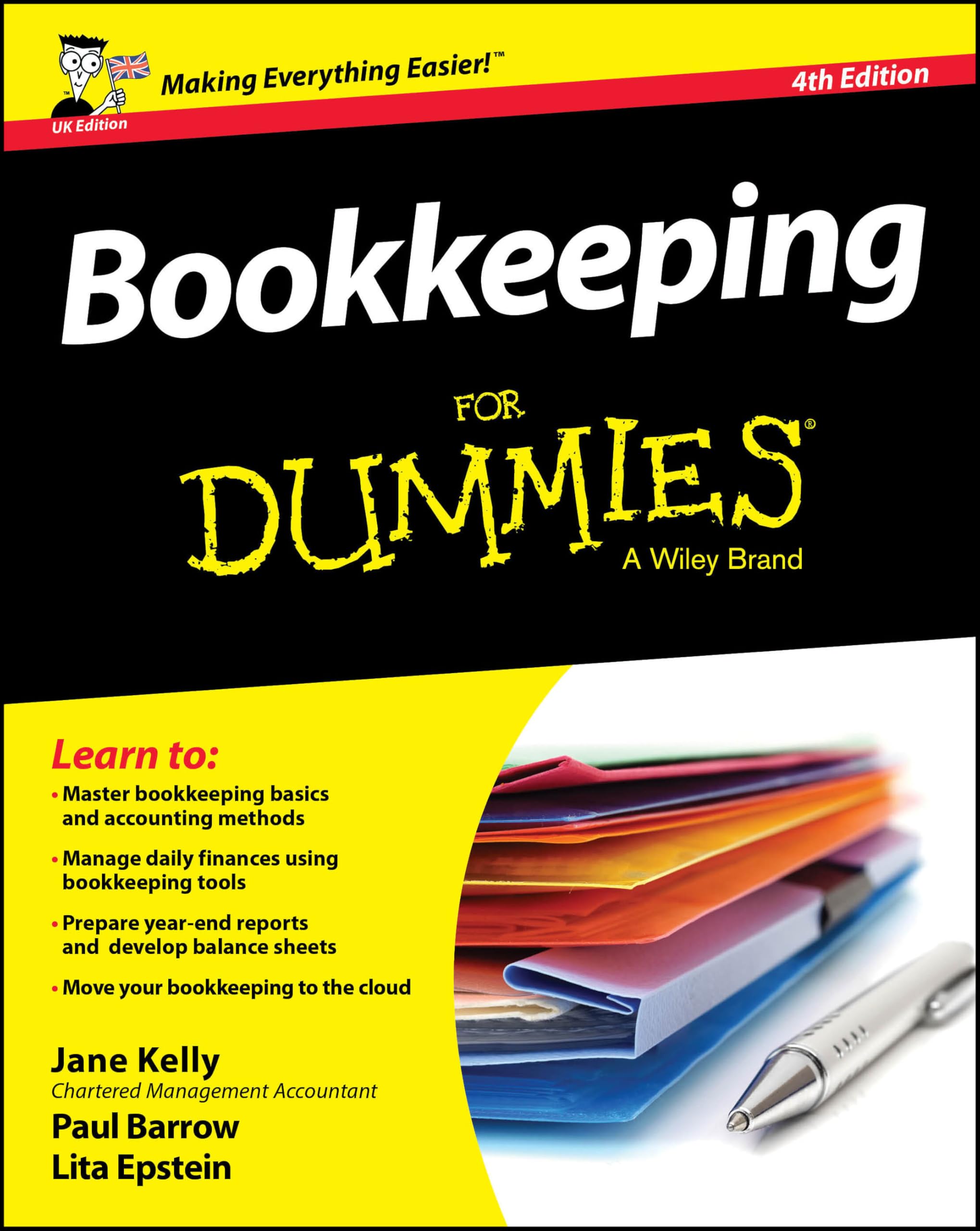 Bookkeeping For Dummies, UK Edition by Jane E. Kelly, Paul Ba... - 9781119189138