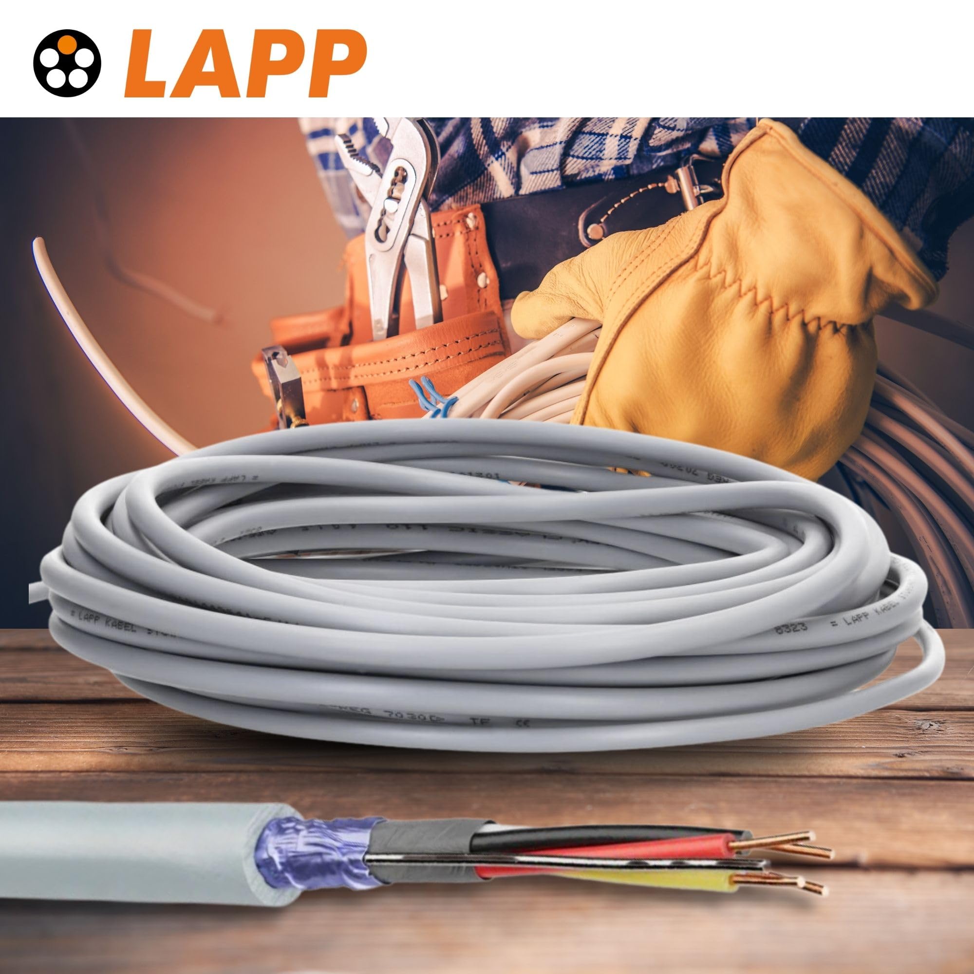 Cavo Telefonico MAS Premium J-Y(ST)Y 4x2x0,8 Mm | 50 Metri | Per Installazioni Fisse Sottotraccia, Interno/esterno (schermato) | VDE 0815