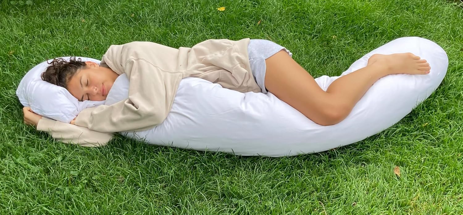 Chicago Body Pillow Kid Size Organic Cotton and Kapok
