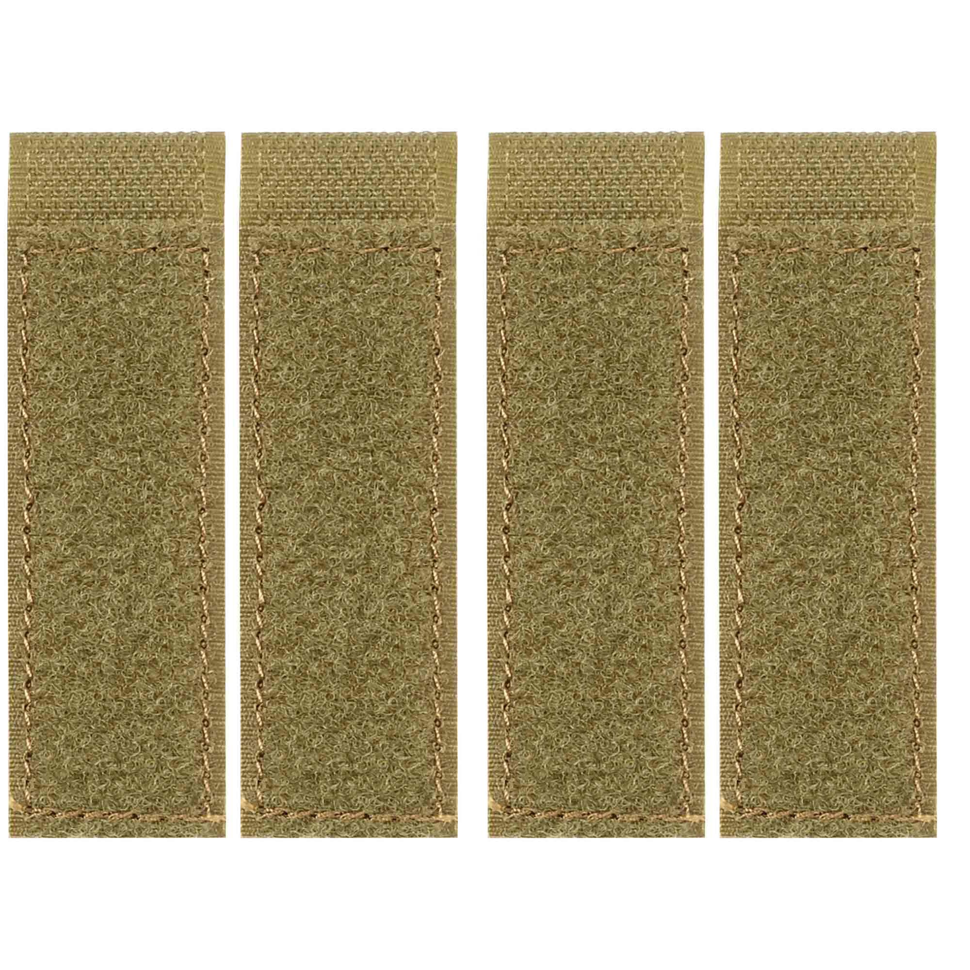 Molle Patch Panel Straps,Molle Straps Attaching Tactical Patch,Molle Hook and Loop Panel Straps 3″×1″for 3-inch High Patch(4 Pack)