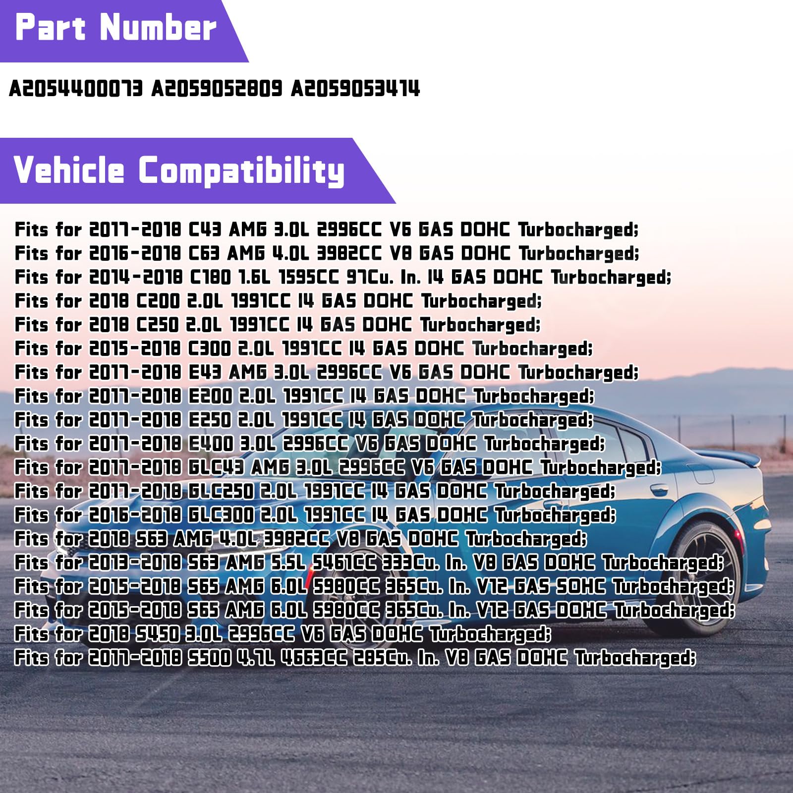 Kessocco A2059052809 A2054400073 A2059053414 Voltage Converter Module Auxiliary Battery Replacement for Mercedes Benz W213 W205 E200 C180 C200 CLS350 S500 S65 AMG