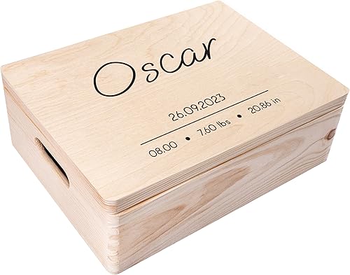 Miniatura 27 de Caja de almacenamiento de madera blanca XL con tapa con bisagras, 15.8 x 11.8 x 5.5 pulgadas (+-0.5), con asas, caja de regalo para herramientas,