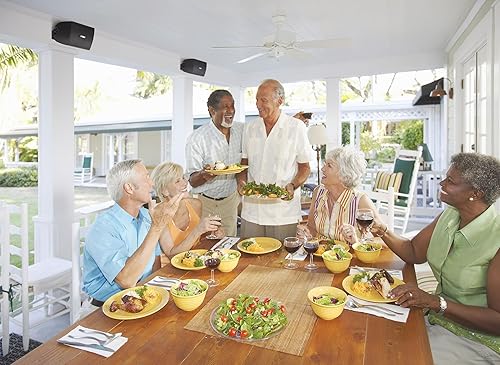 Vista 13 de Parlantes Yamaha NS-AW194 de 2 vías para interior o exterior 100 vatios na Blanco