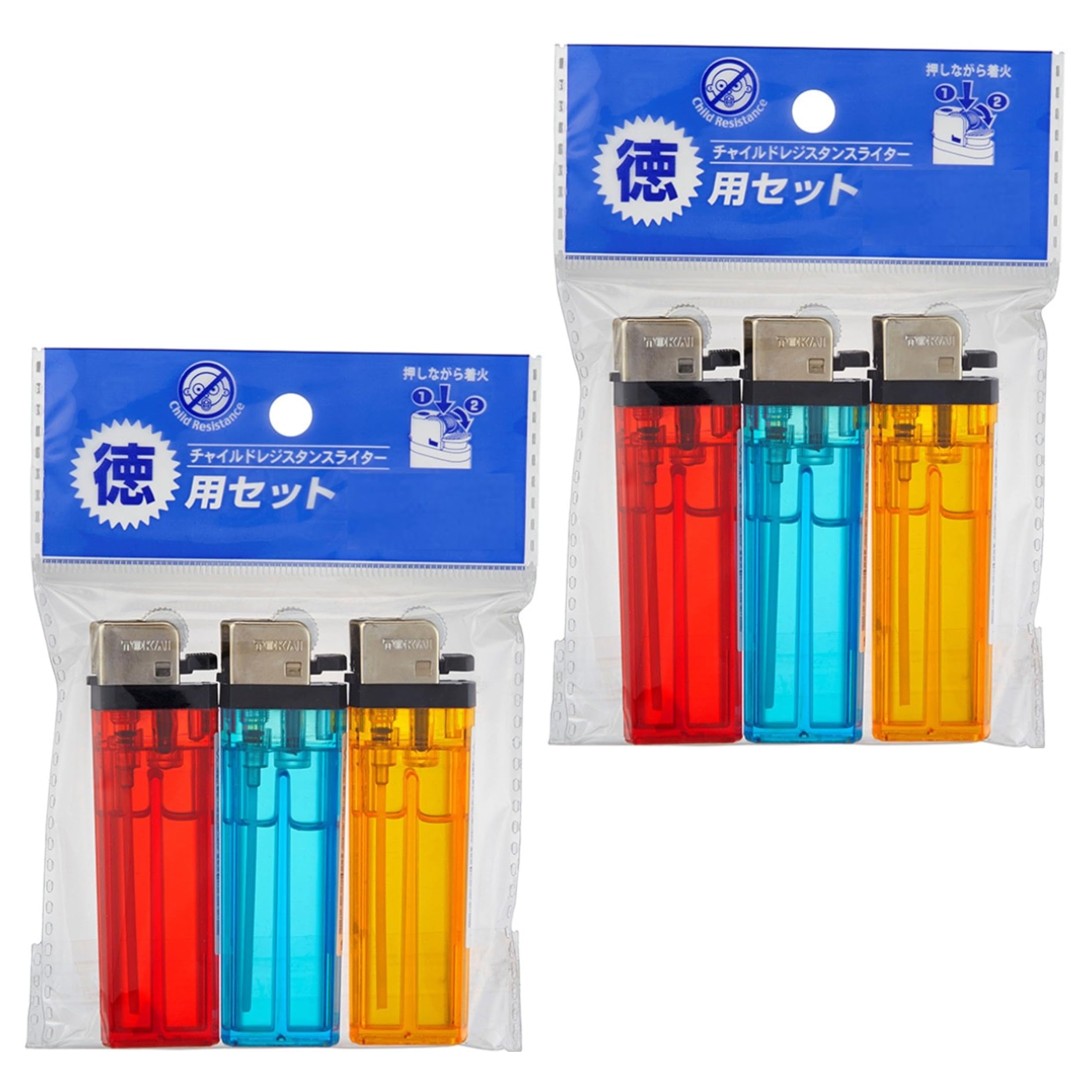 Amazon.co.jp: 【2袋セット】CR ML-17 使い切りライター 3本入