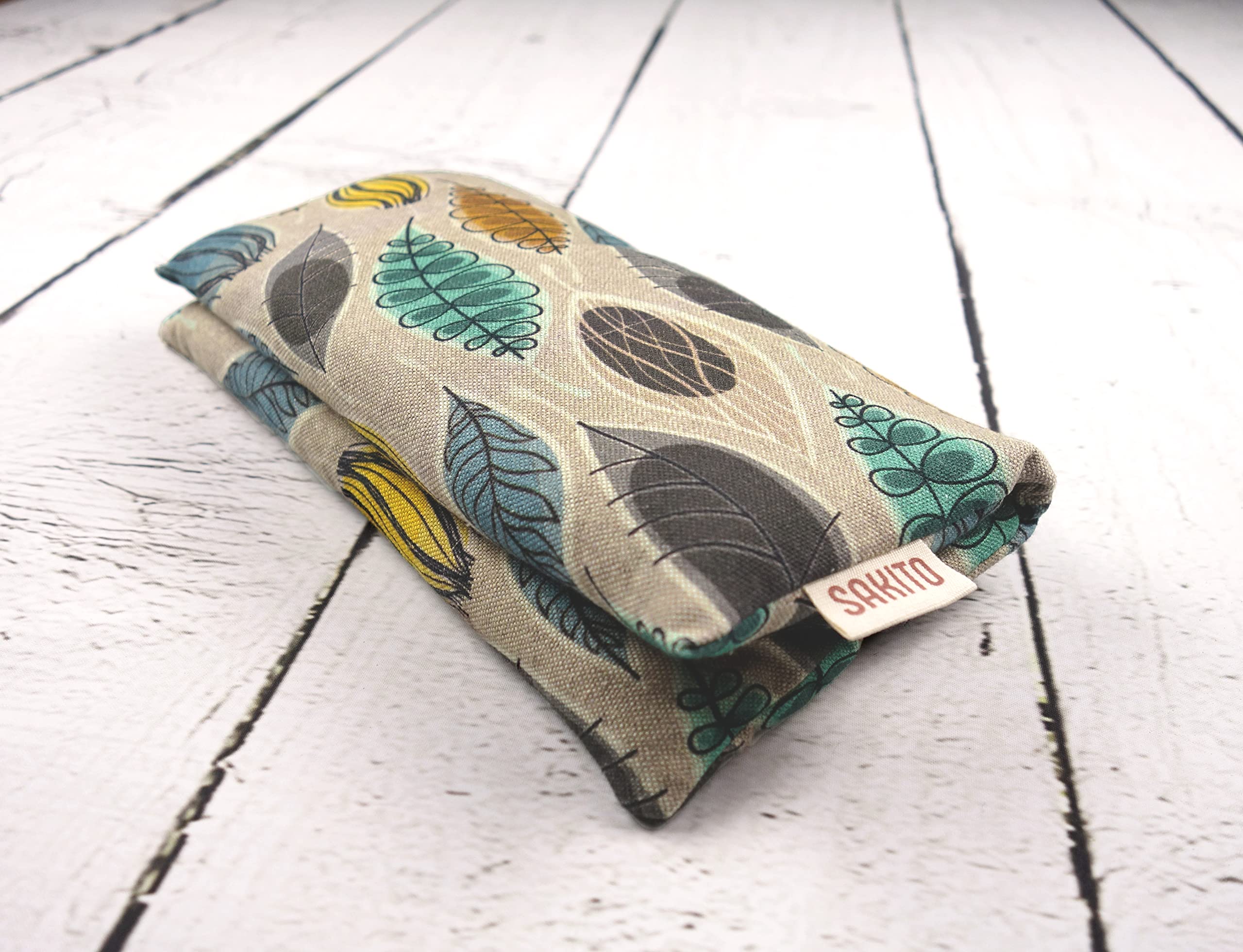 Saco Semillas Microondas (25x25 cm) - Cojin Térmico Natural para Cervicales y Lumbalgia, Uso en Calor o Frio - Gran Retencion de Calor - Muy Duradero con Tela de Primera Calidad - Aroma a Lavanda