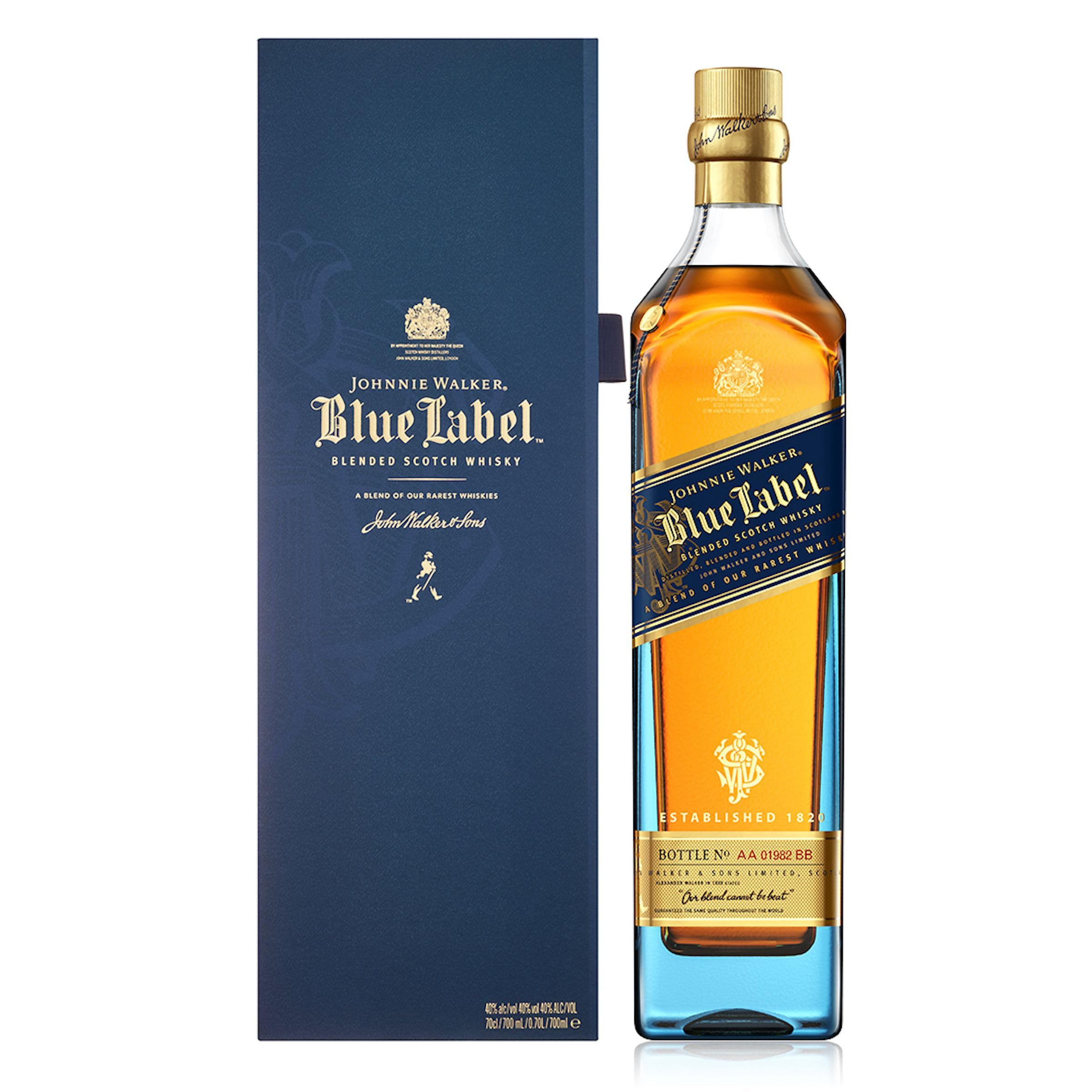 Johnnie Walker Blue Label スコッチウイスキー Amazon.co.jp: ジョニーウォーカーブルーラベル 箱入り [ ウイスキー