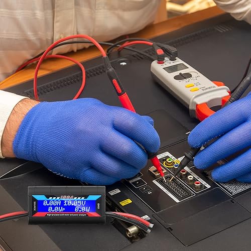 Miniatura 6 de 2 unidades de 150 A medidor de vatios de alta precisión analizador de potencia, monitor de rendimiento de batería, medidor de amperio, monitor de