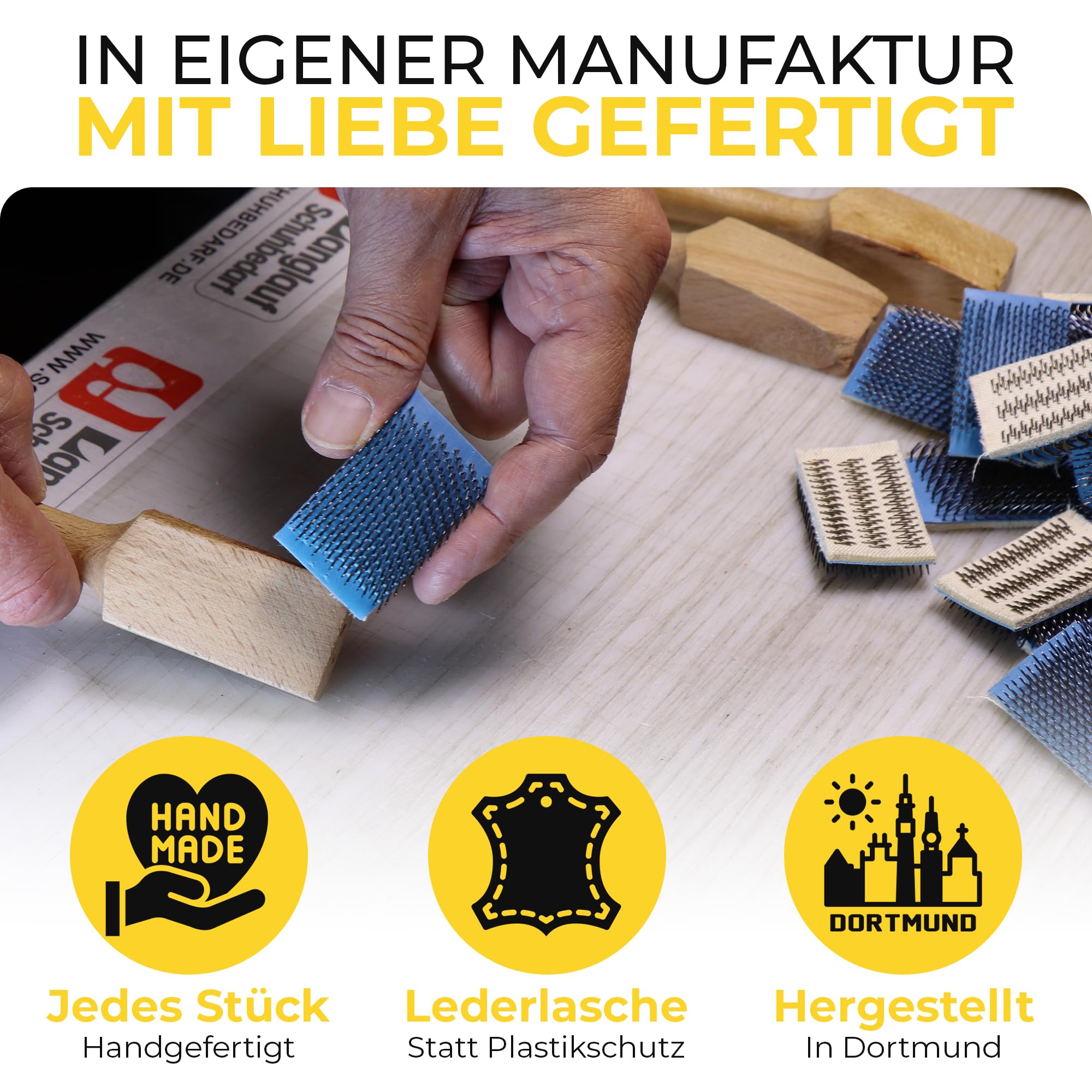 Schoenborstels voor reiniging, kleine laarsborstel
