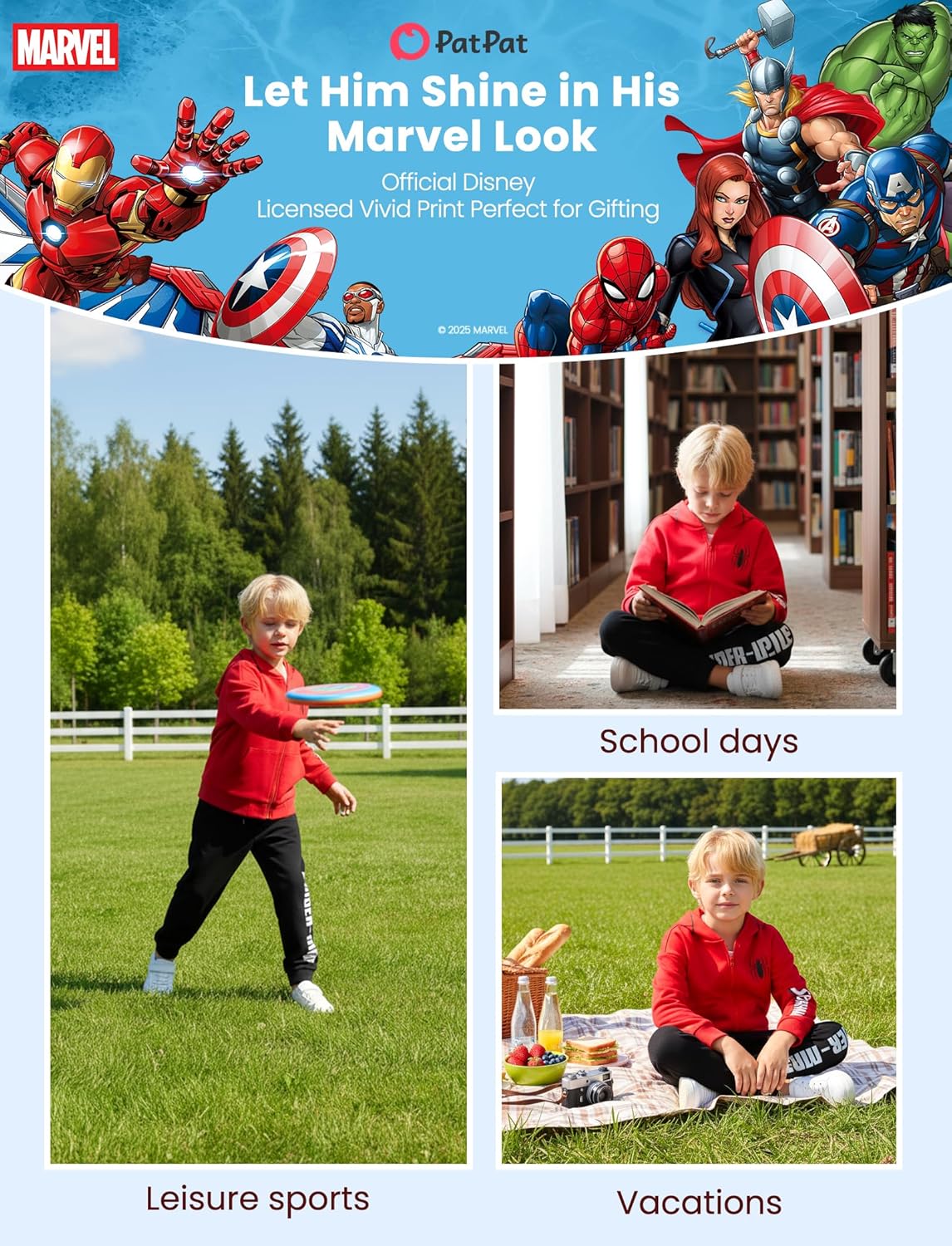 Disney Frozen Stitch Princess Minnie Mickey Spiderman Girls/Boys Zip Up Hoodie Fall Zipper Sweatshirt Jacket Toddler-Big Kid - Image 4