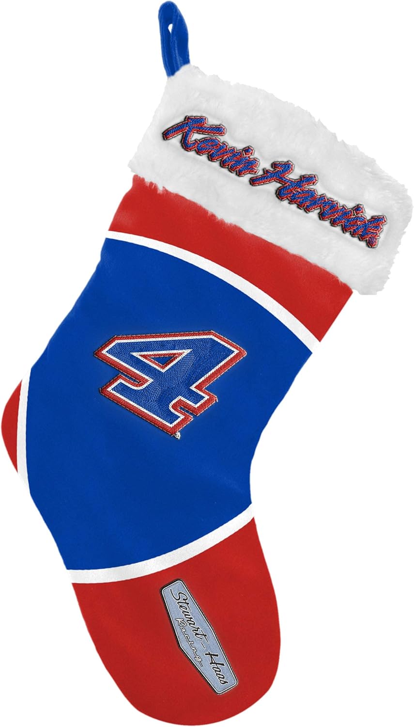 FOCO NASCAR Christmas Stocking - Limited Edition Holiday Stocking - Represent Racing with Officially Licensed NASCAR Holiday Fan Gear